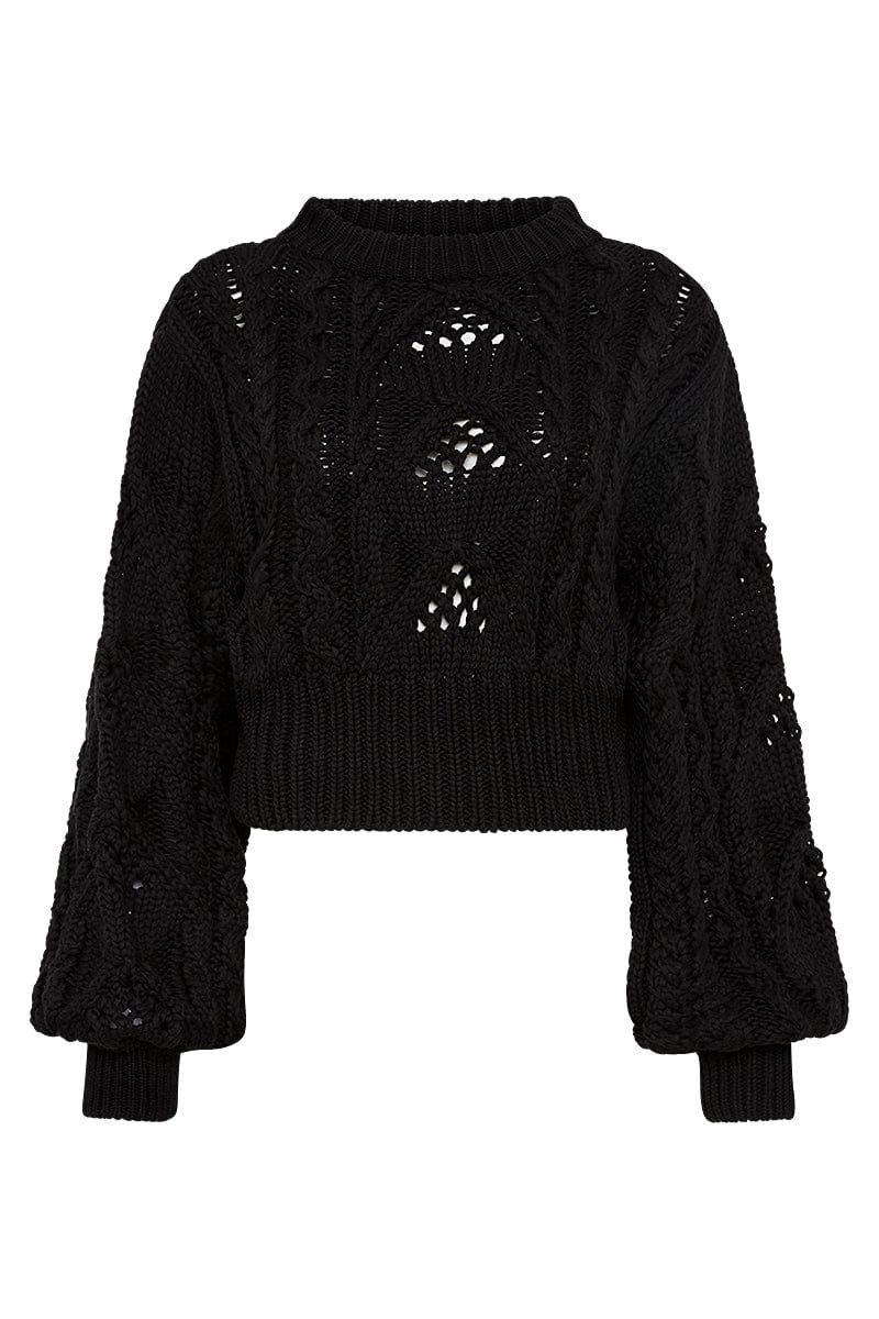 Alanna Knit Jumper Black - Final Sale - Image 8