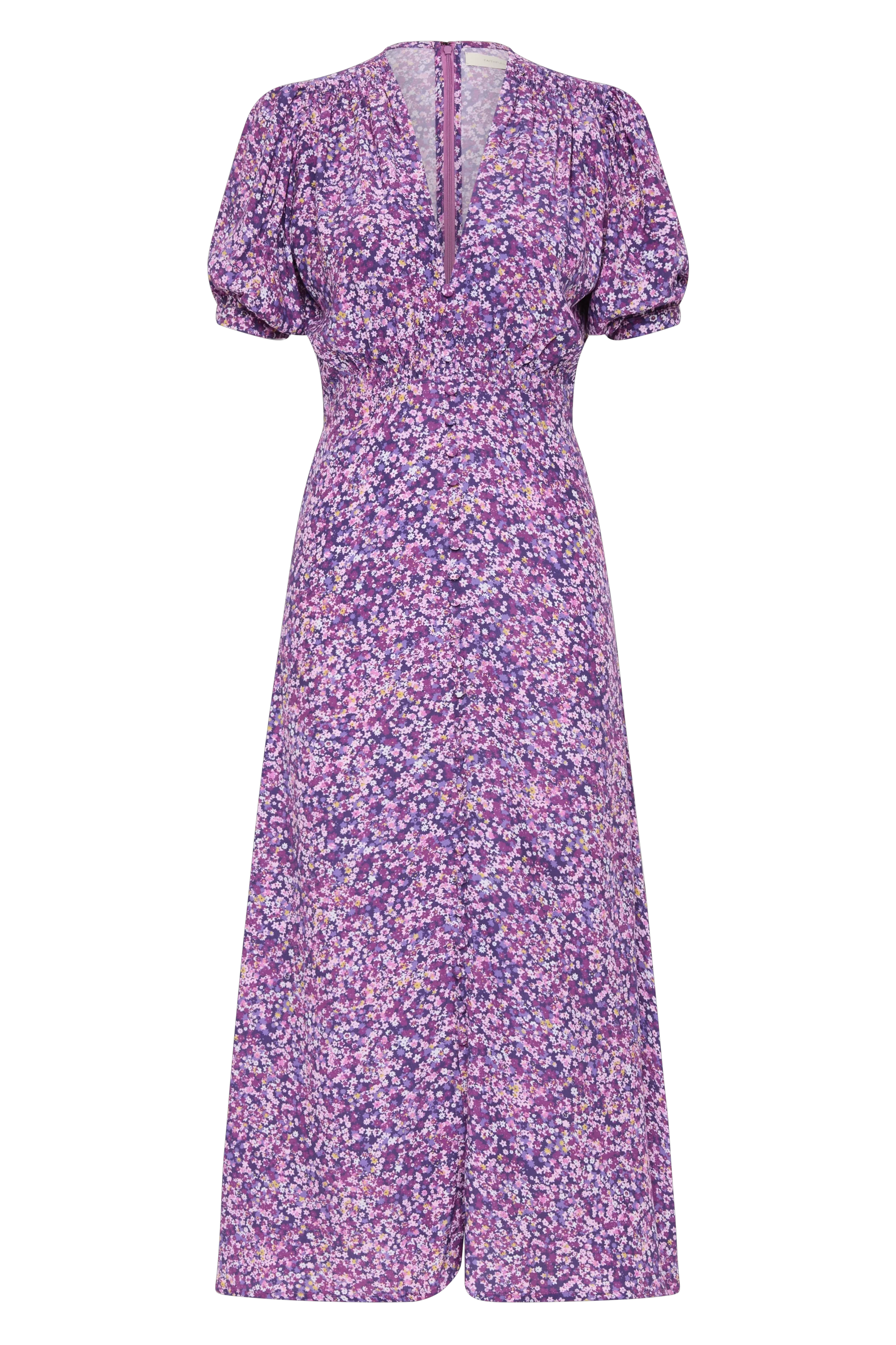 Bellavista Midi Dress Meander Micro Purple - Final Sale - Image 5