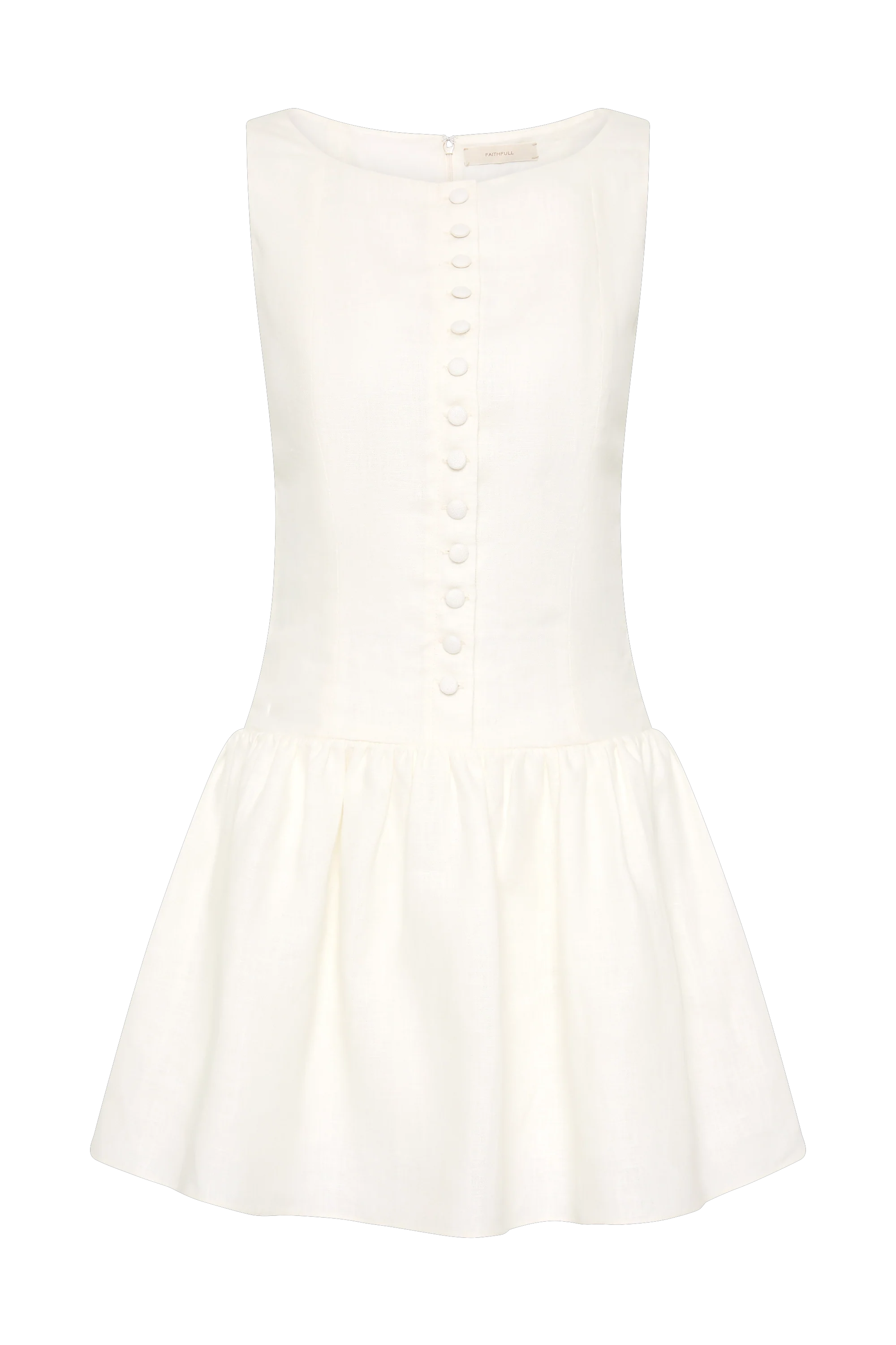 Blair Mini Dress White - Final Sale - Image 8