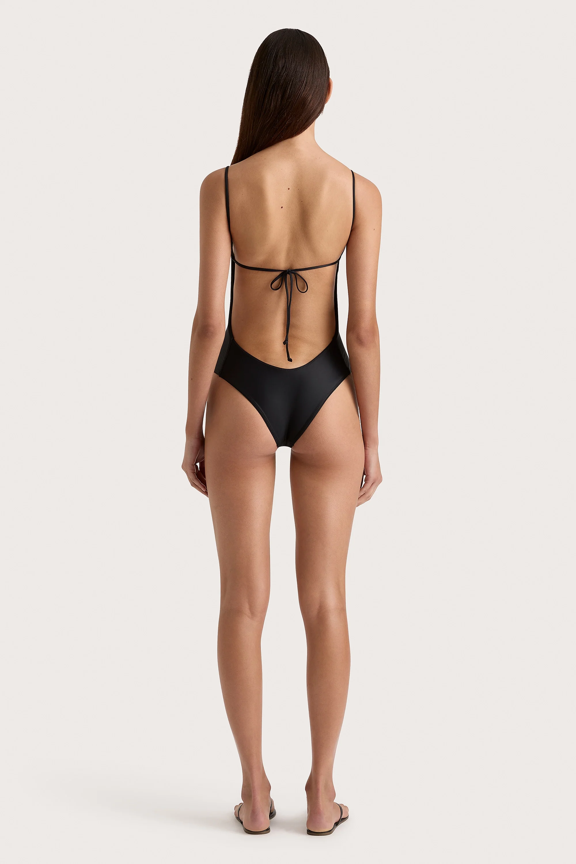 Cabo String One Piece Black - Final Sale - Image 10