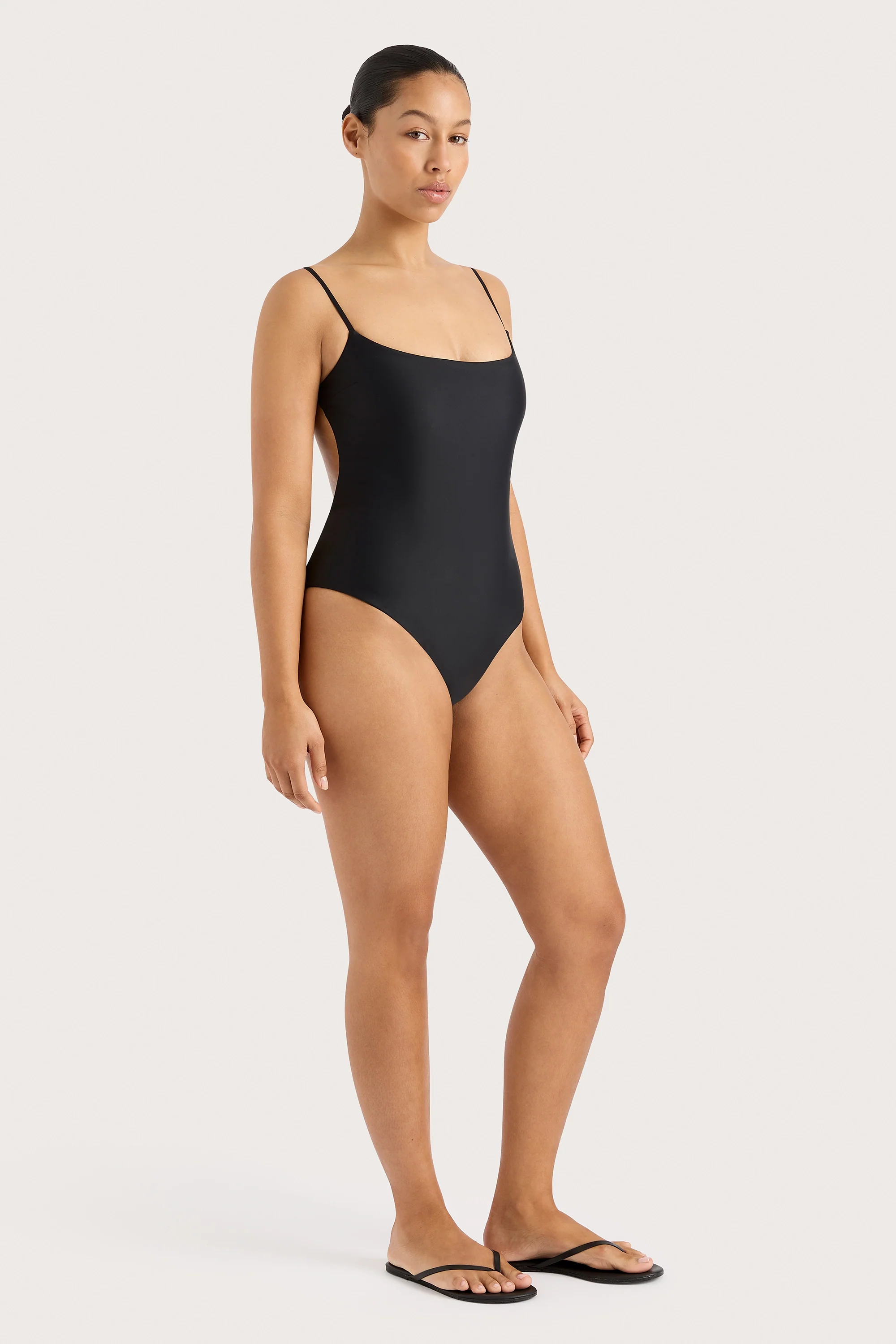 Cabo String One Piece Black - Final Sale - Image 5