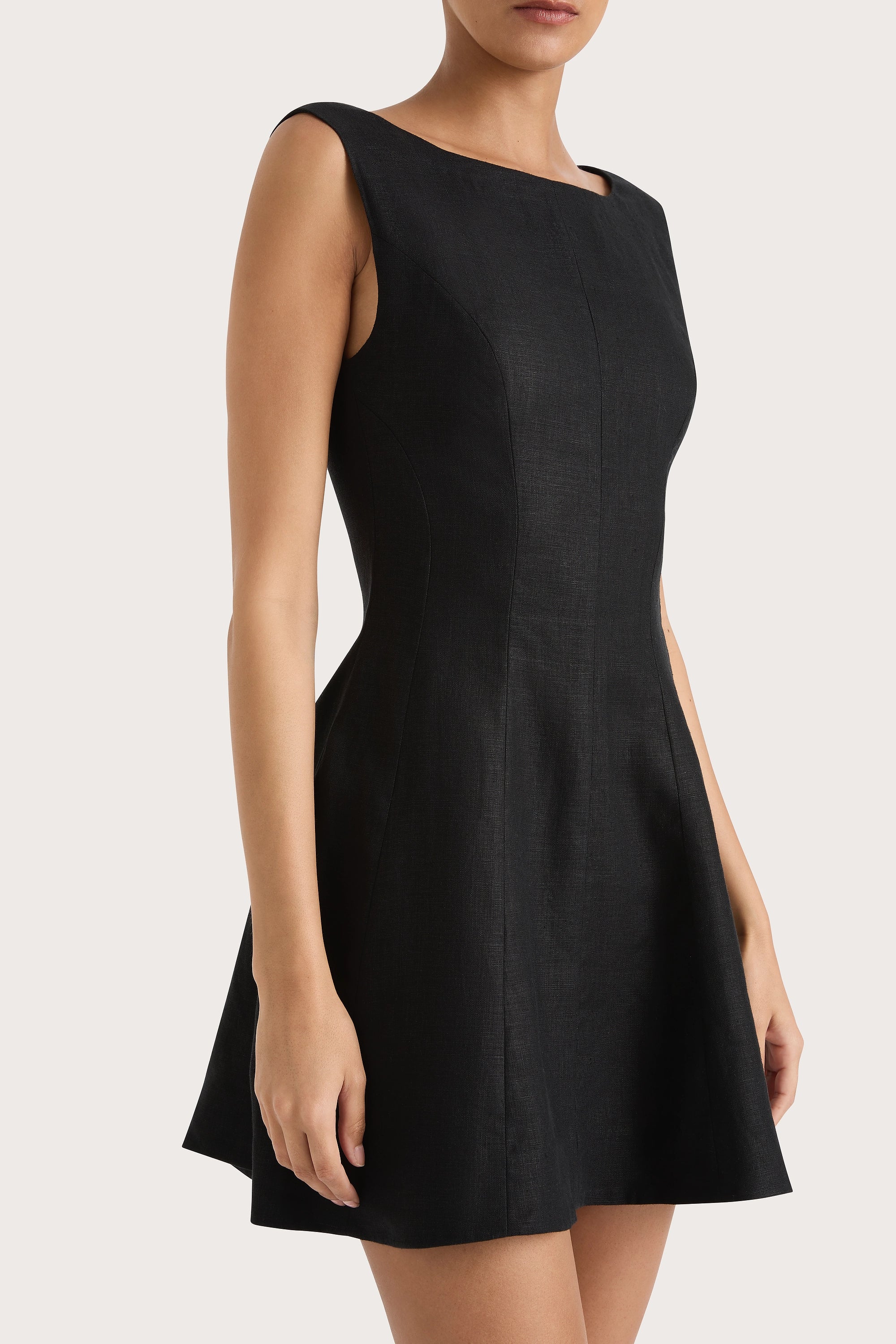 Cerise Mini Dress Black - Final Sale - Image 3