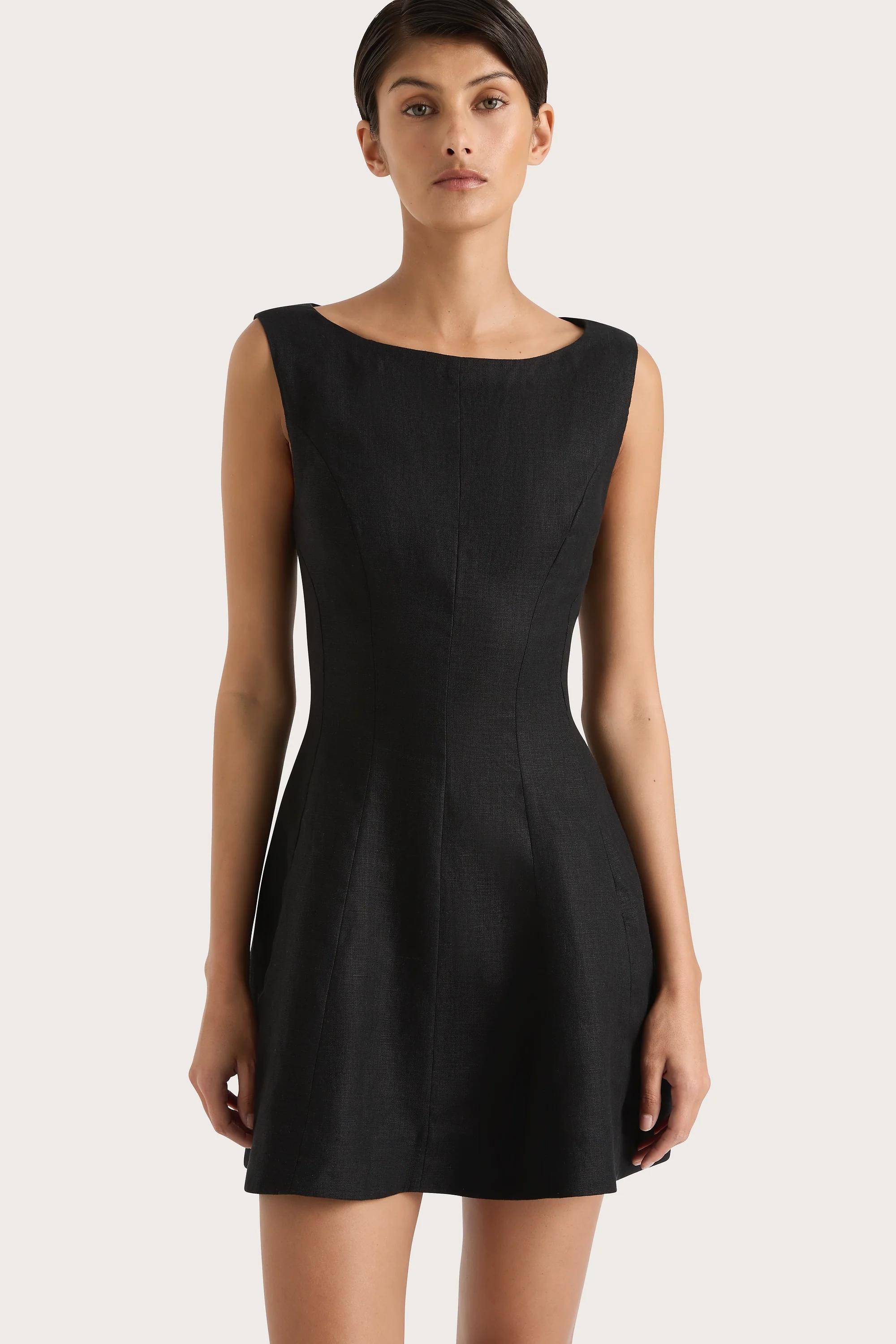 Cerise Mini Dress Black - Final Sale - Image 6