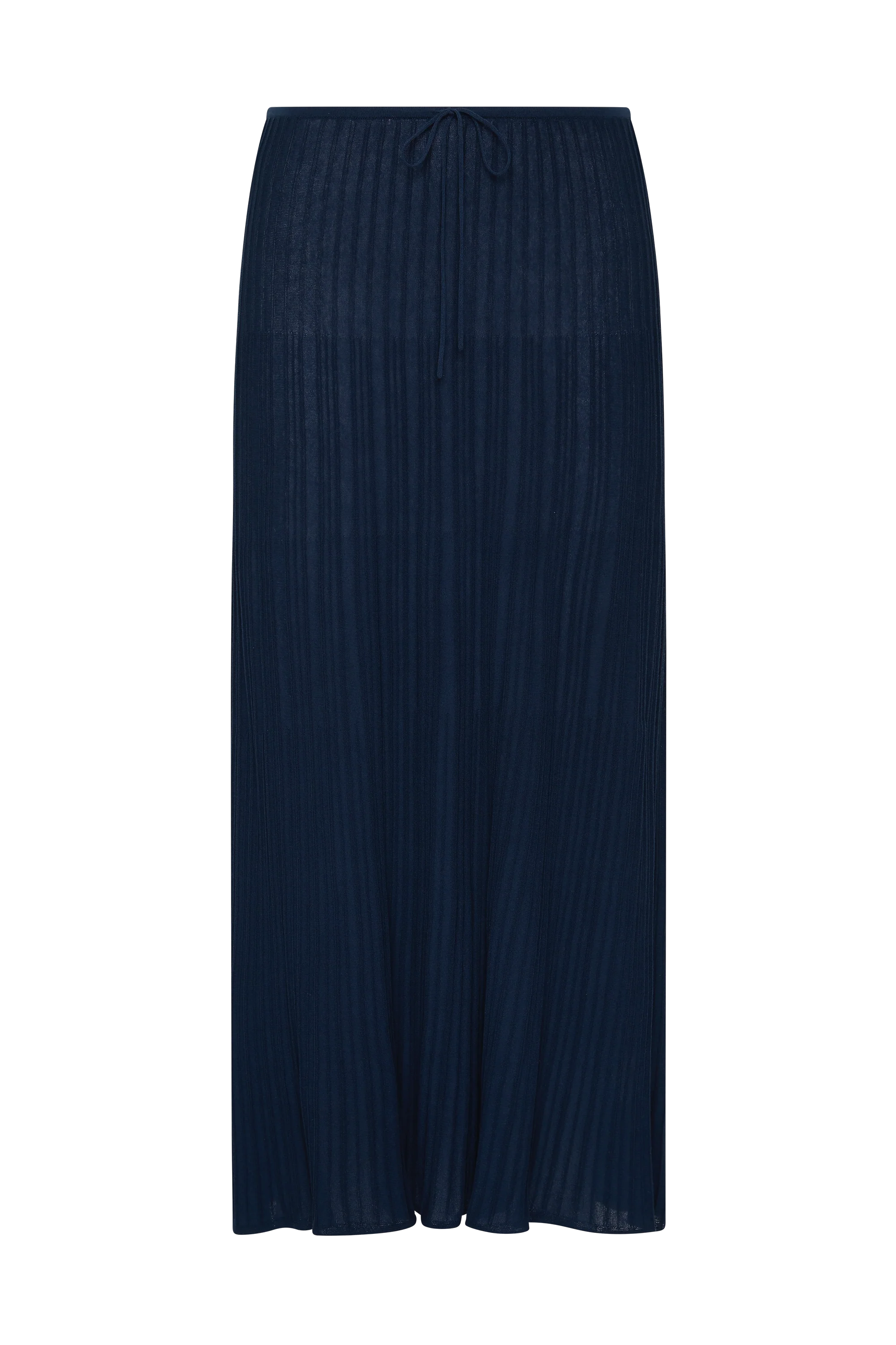 Citara Drawstring Midi Skirt Navy - Final Sale - Image 9