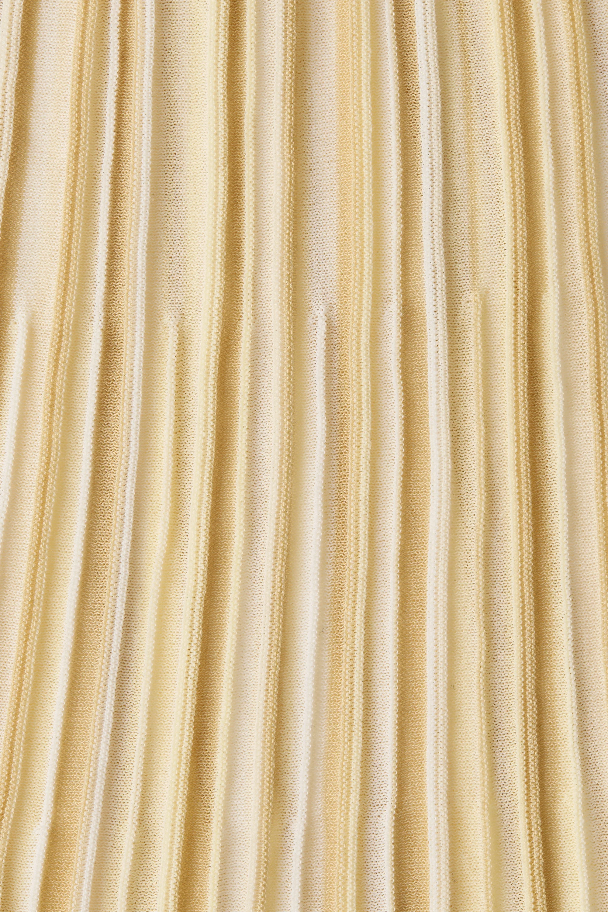 Citara Drawstring Skirt Butter Stripe - Final Sale - Image 8