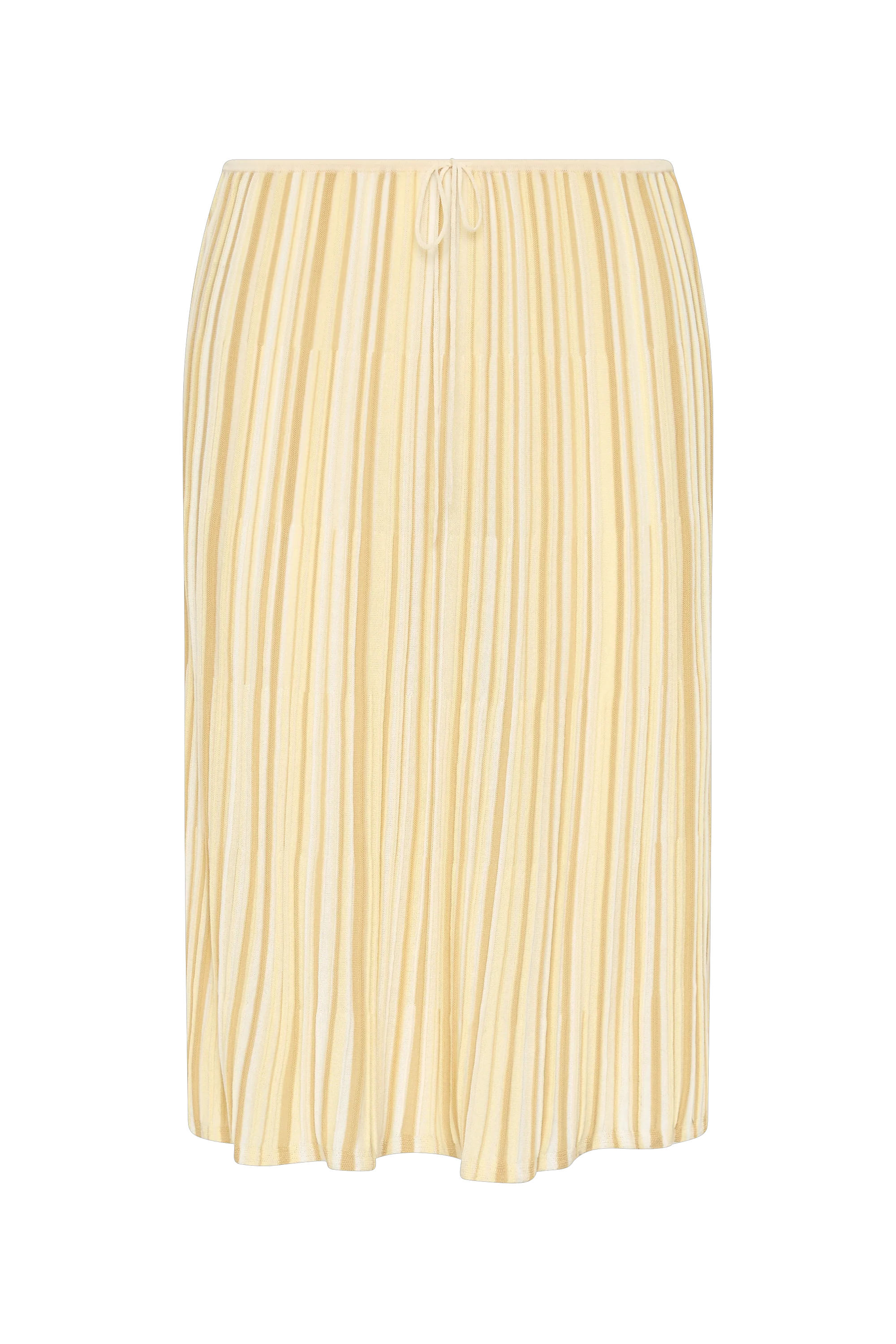 Citara Drawstring Skirt Butter Stripe - Final Sale - Image 9