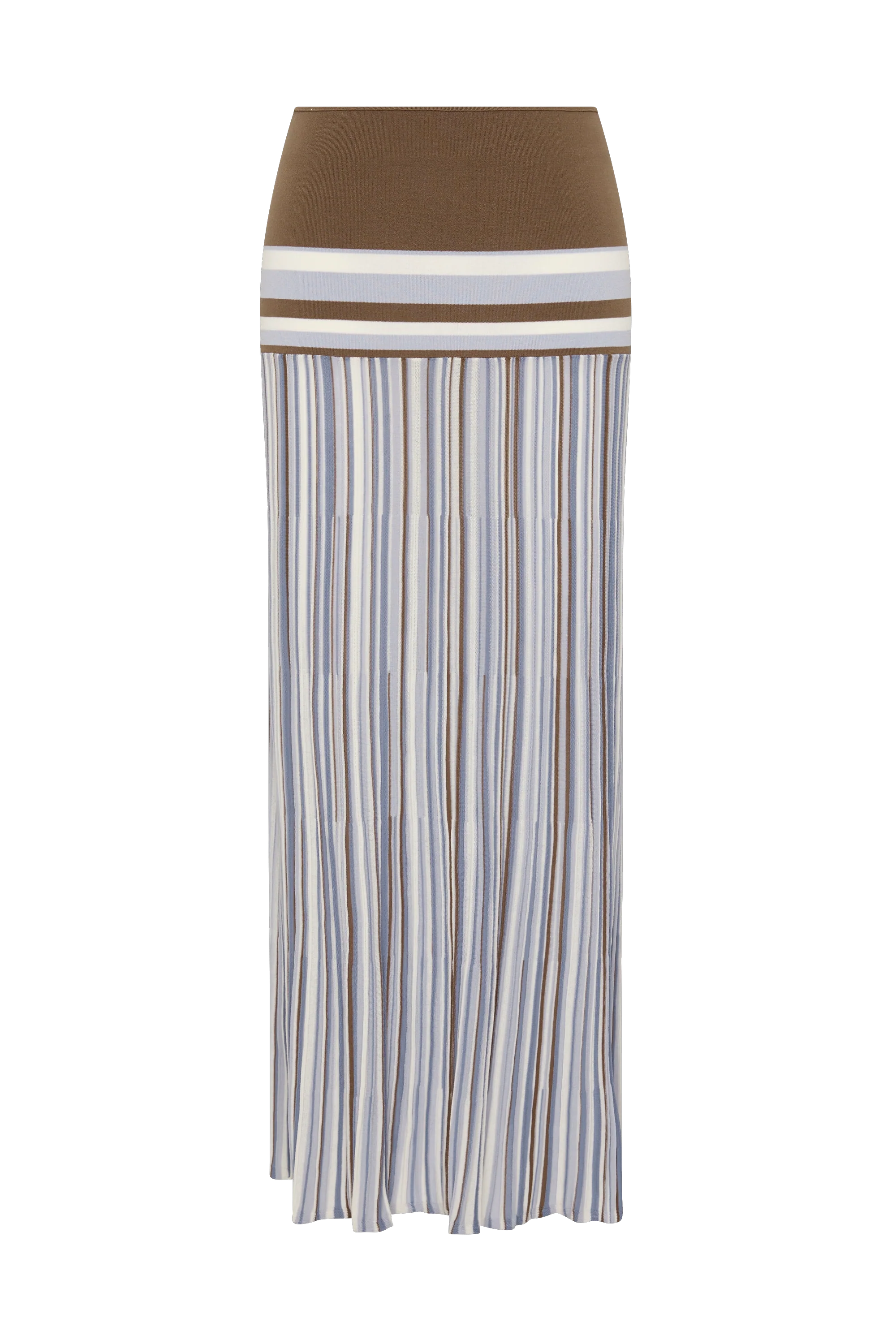 Citara Skirt Pale Blue Stripe - Final Sale - Image 12
