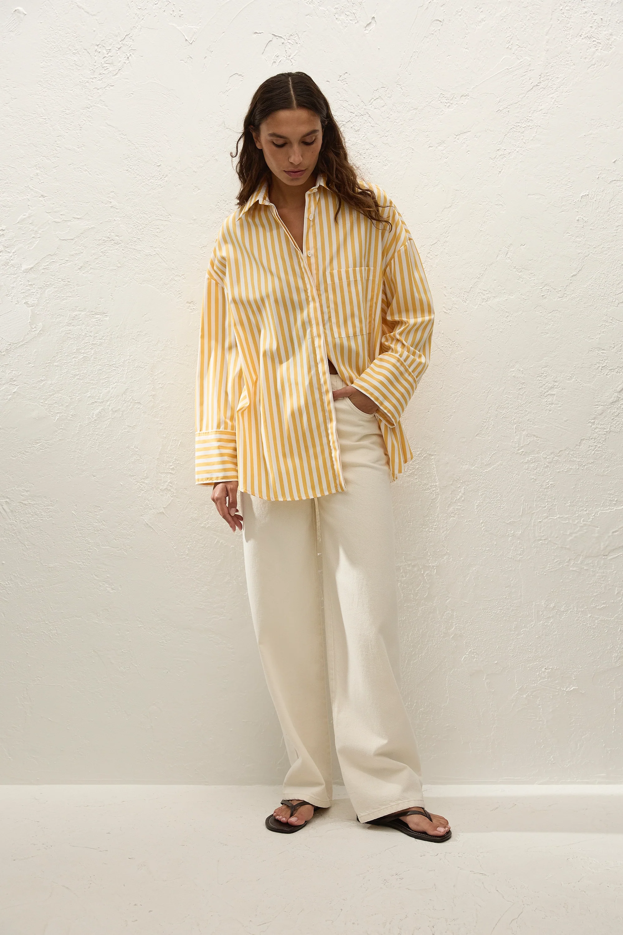 Clemente Shirt Orozco Stripe Mustard - Image 6