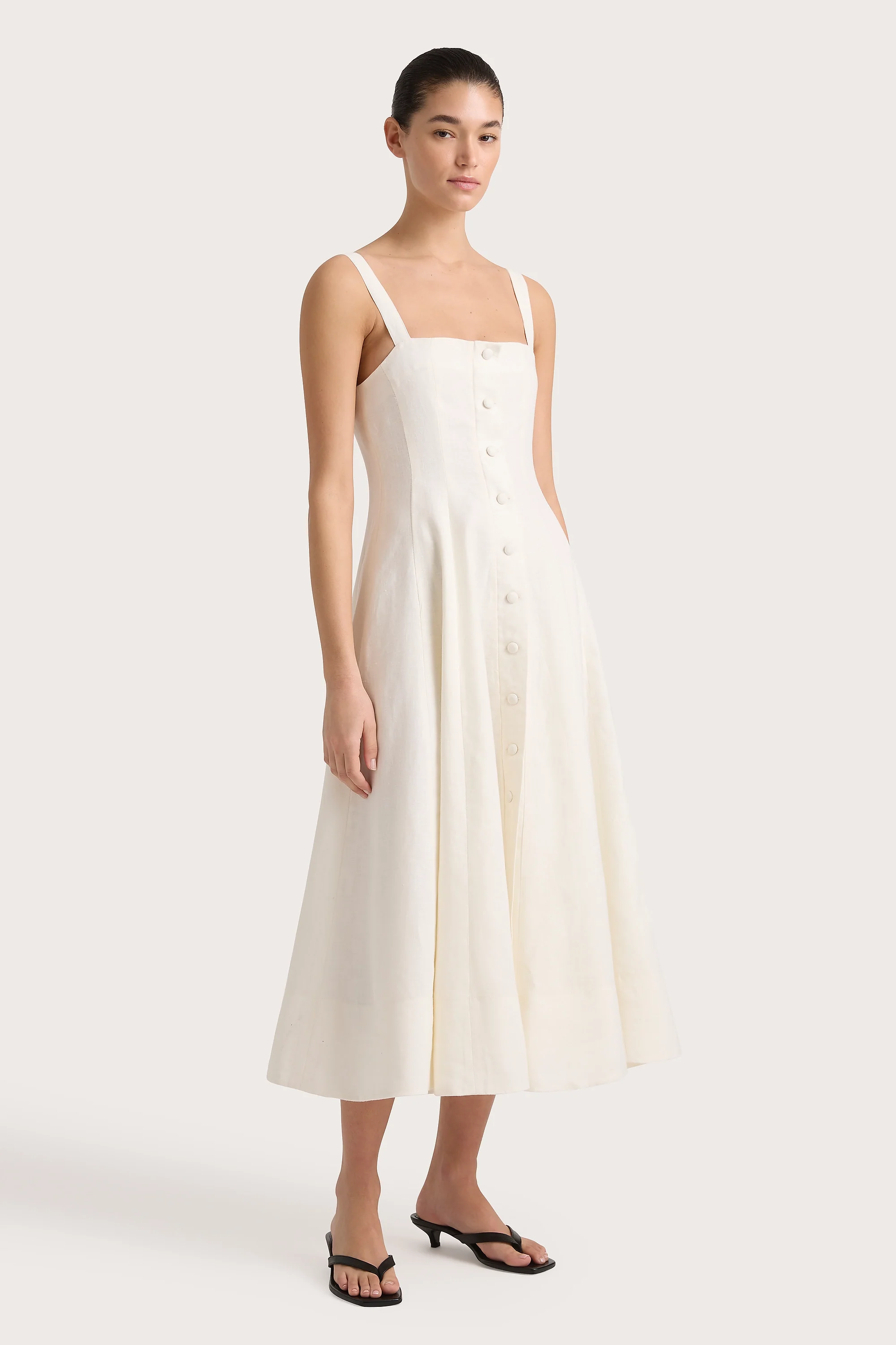 Corbiere Dress White - Final Sale - Image 3