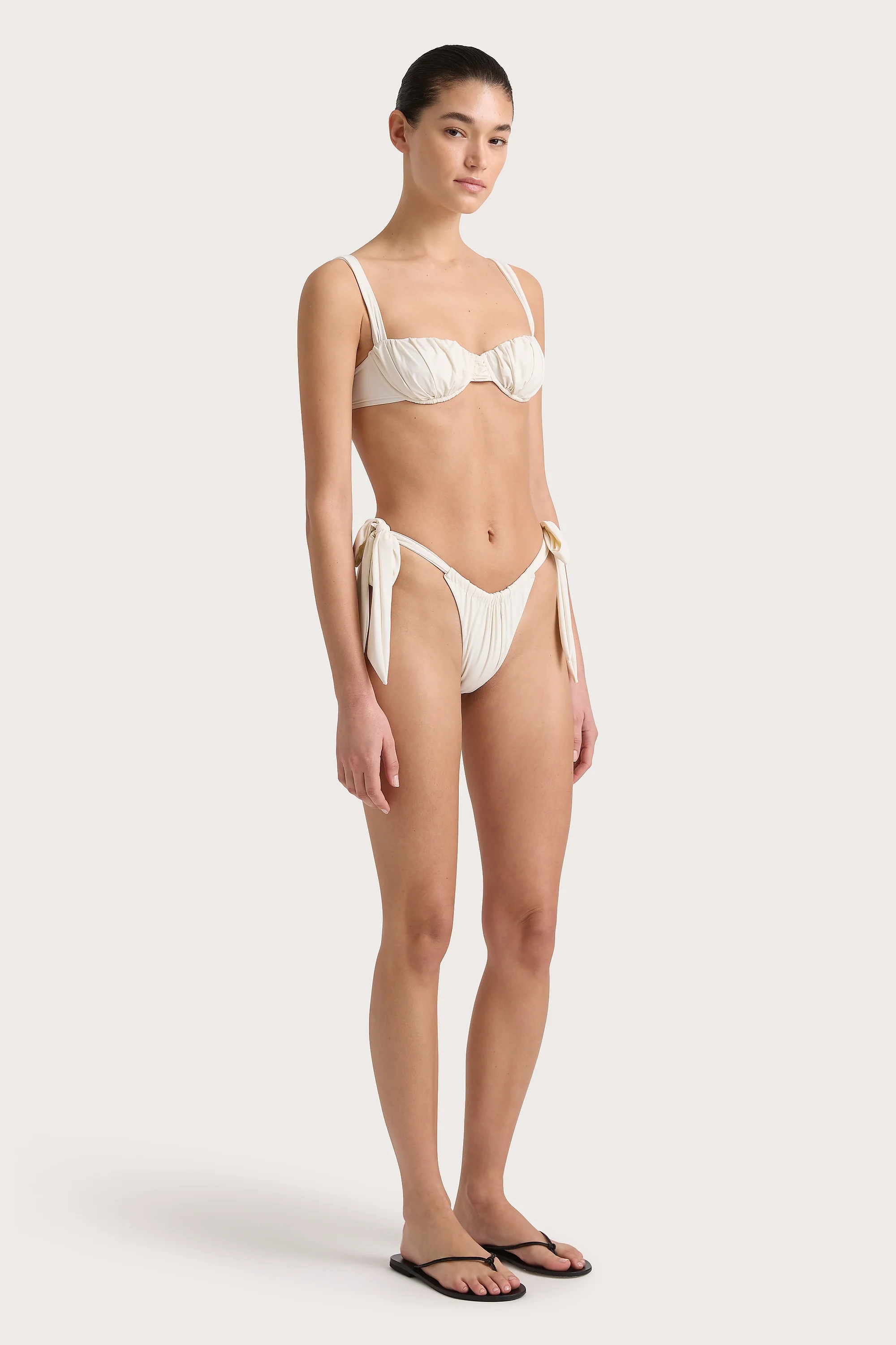 Costa Bikini Bottoms White - Final Sale - Image 4