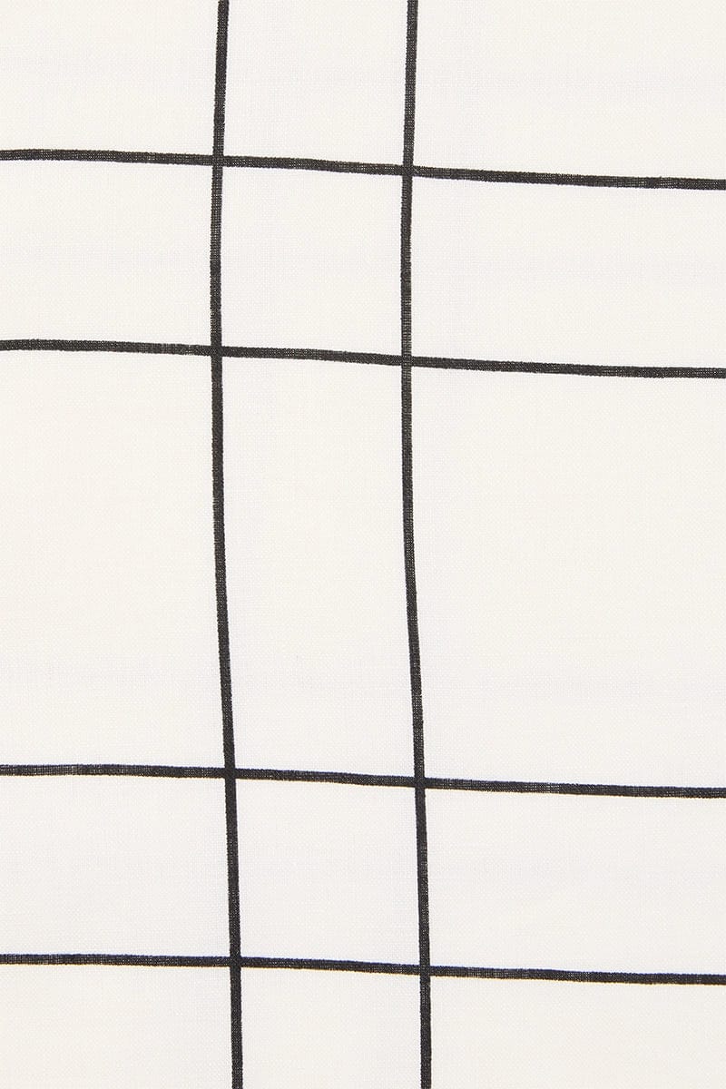 Duomo Pant Letizia Check White - Final Sale - Image 5