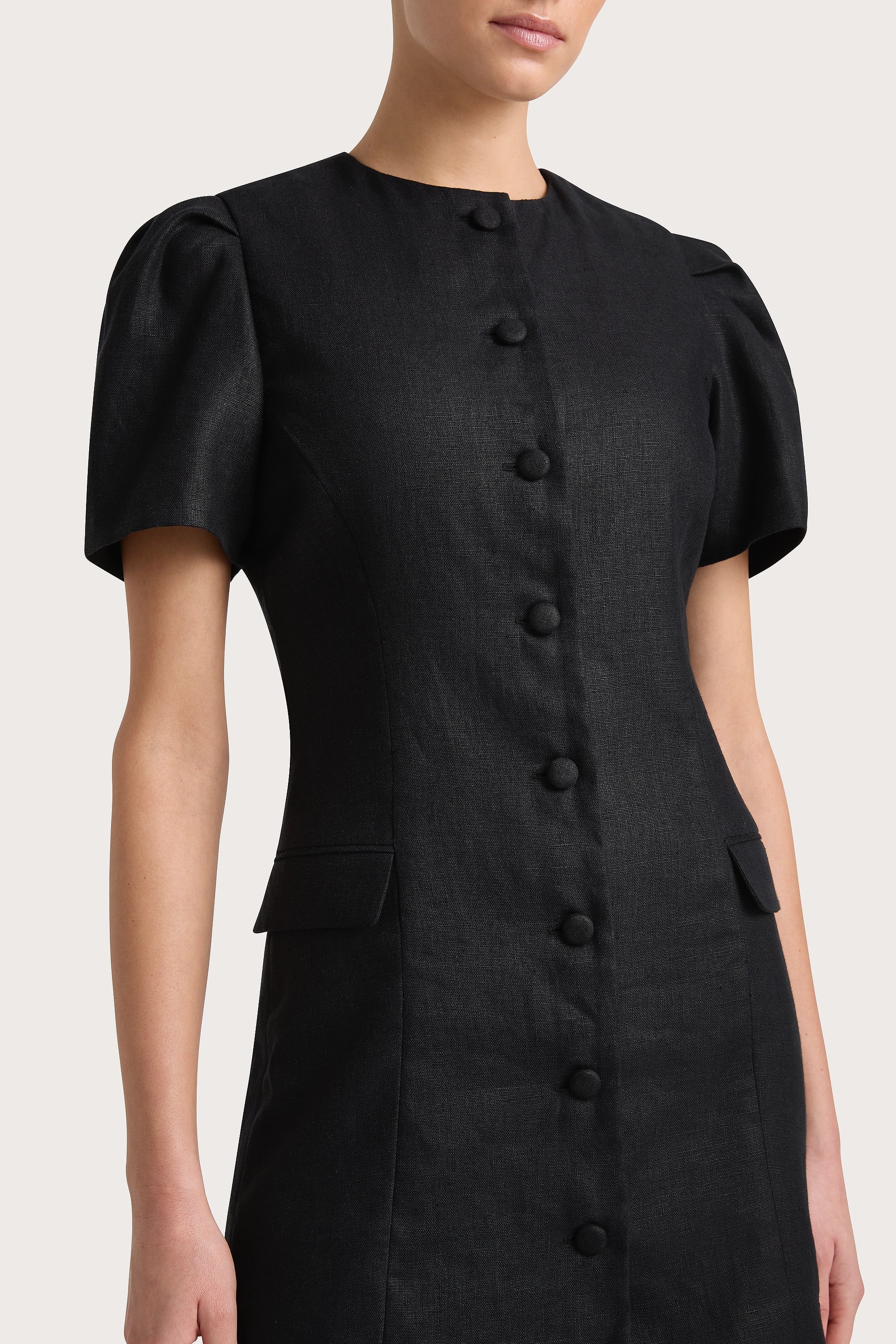 Emma Mini Dress Black - Final Sale - Image 4