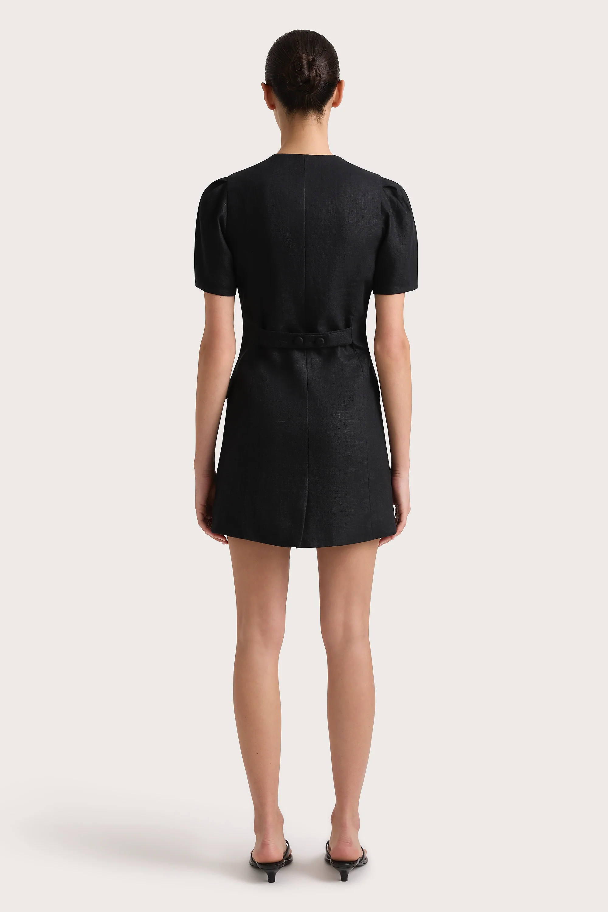 Emma Mini Dress Black - Final Sale - Image 6