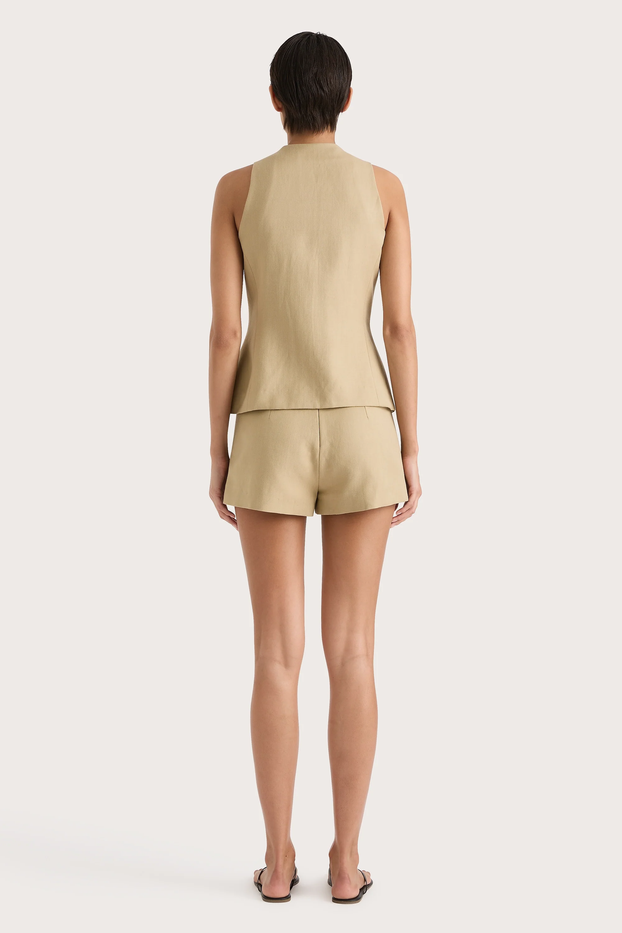 Florine Mini Shorts Caramel - Final Sale - Image 6