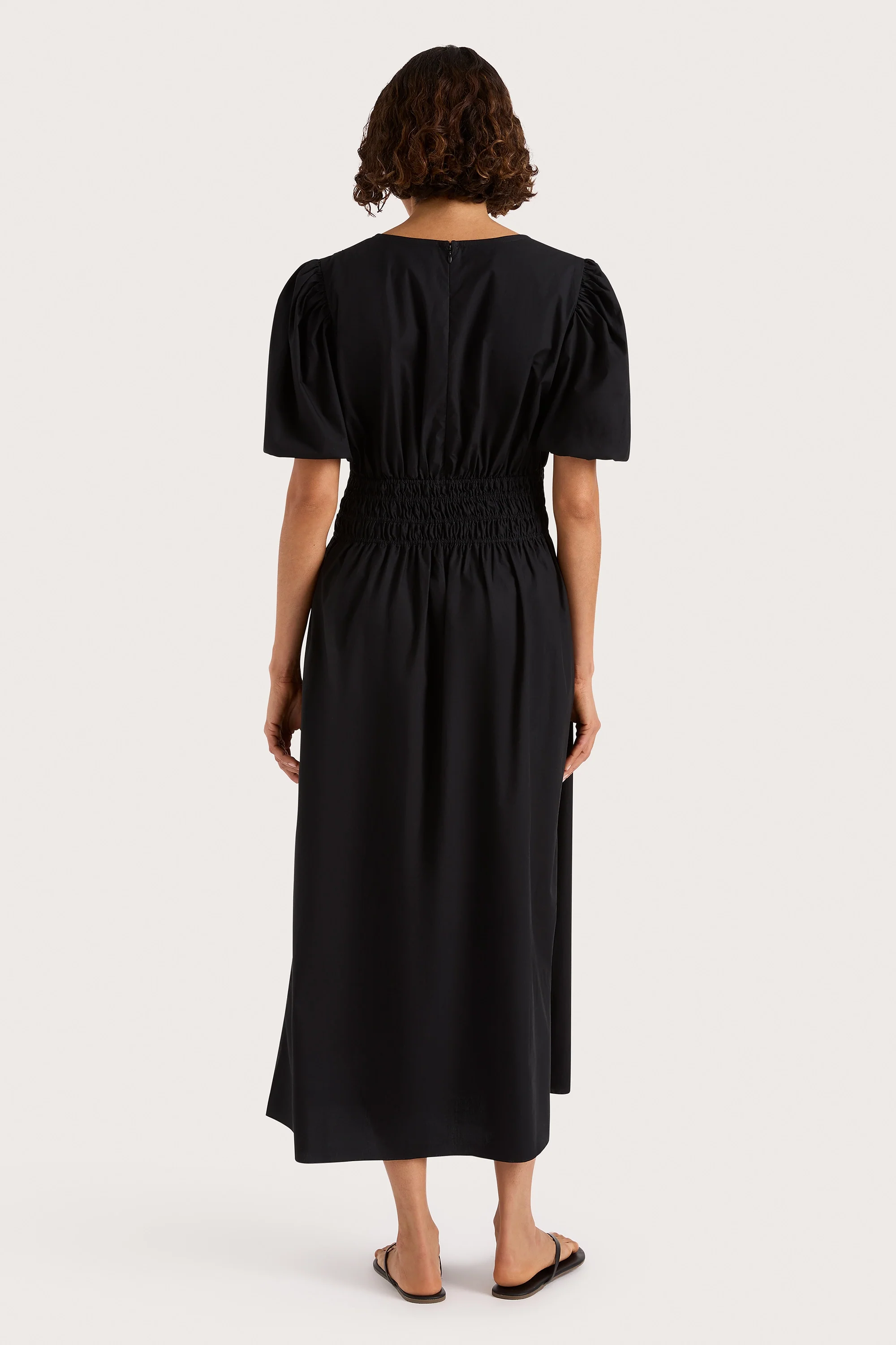Grace Midi Dress Black - Image 5