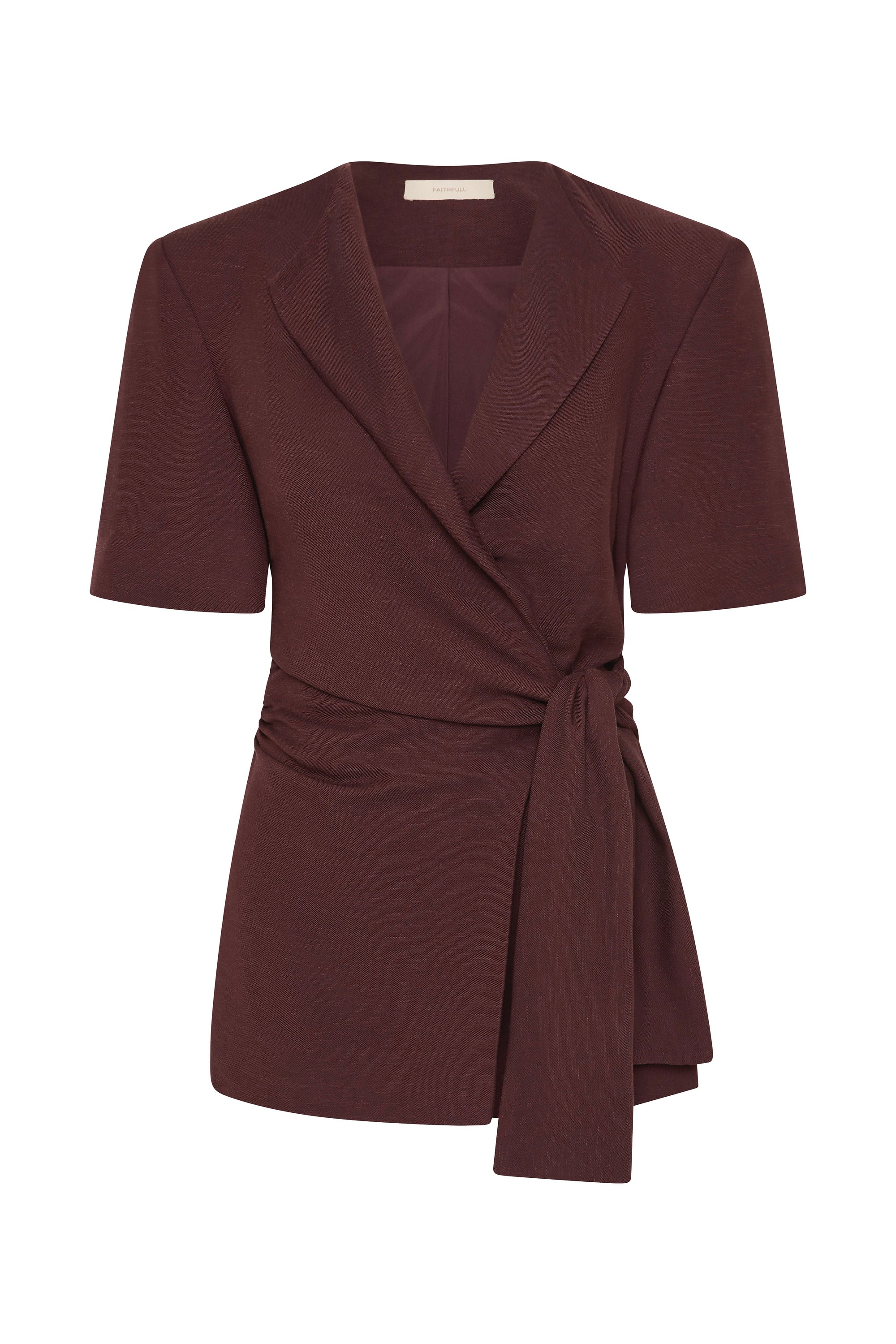 Ida Knot Blazer Port - Image 6