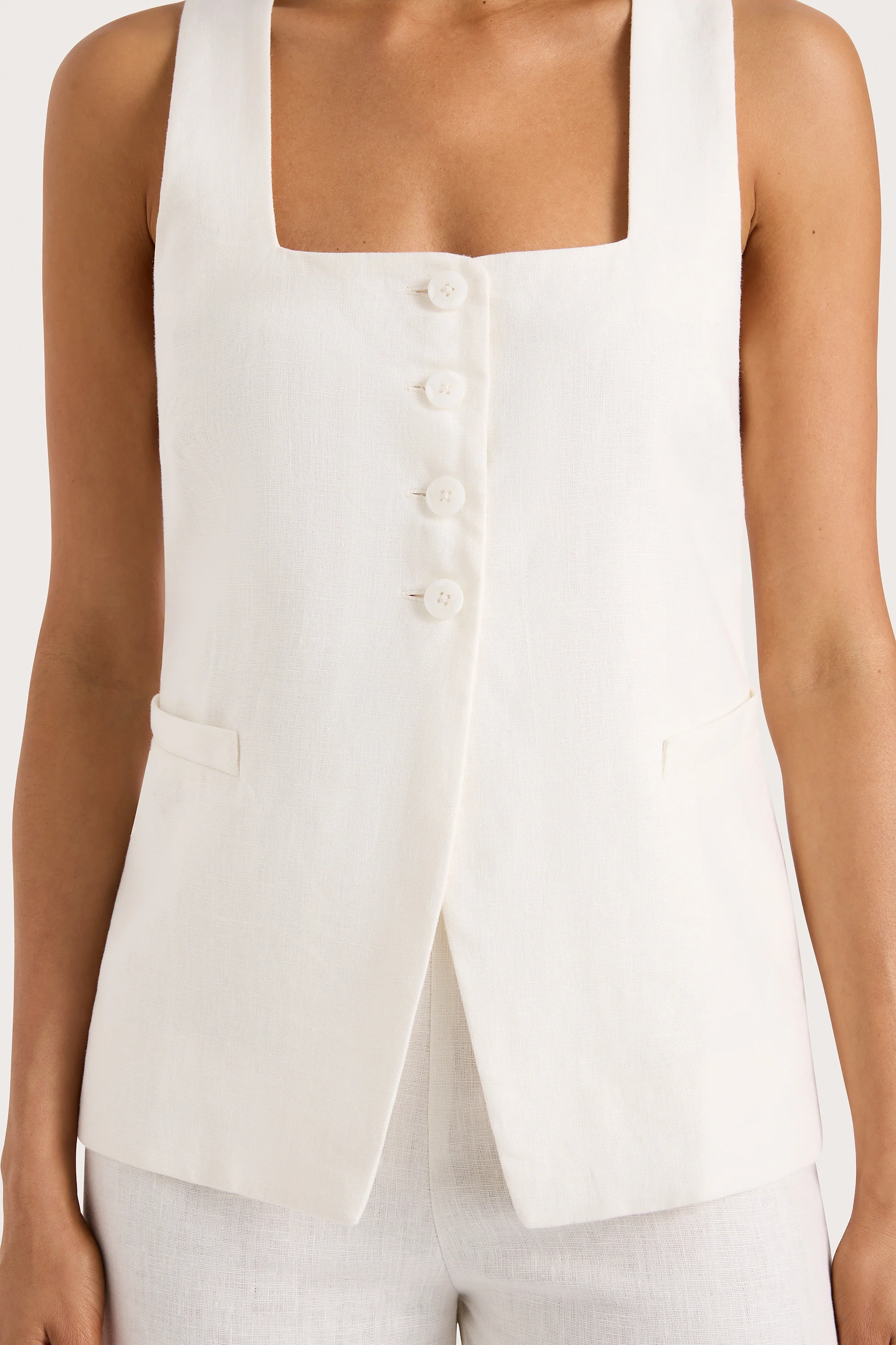 Jackie Vest White - Image 4