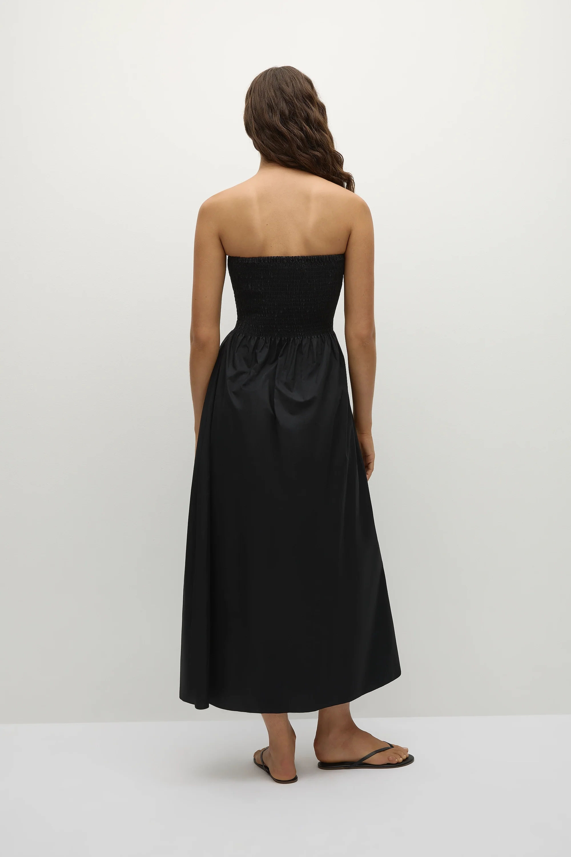 Jamie Midi Dress Black - Image 4