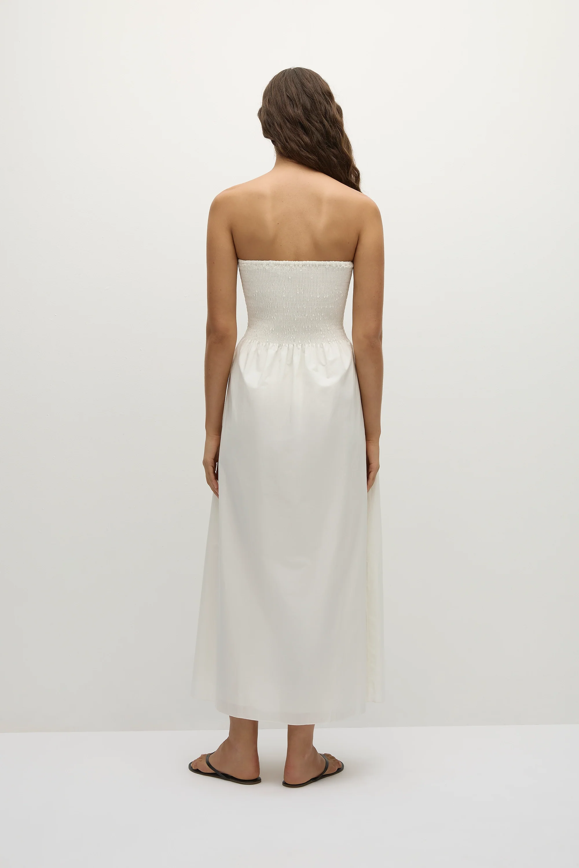 Jamie Midi Dress White - Image 5