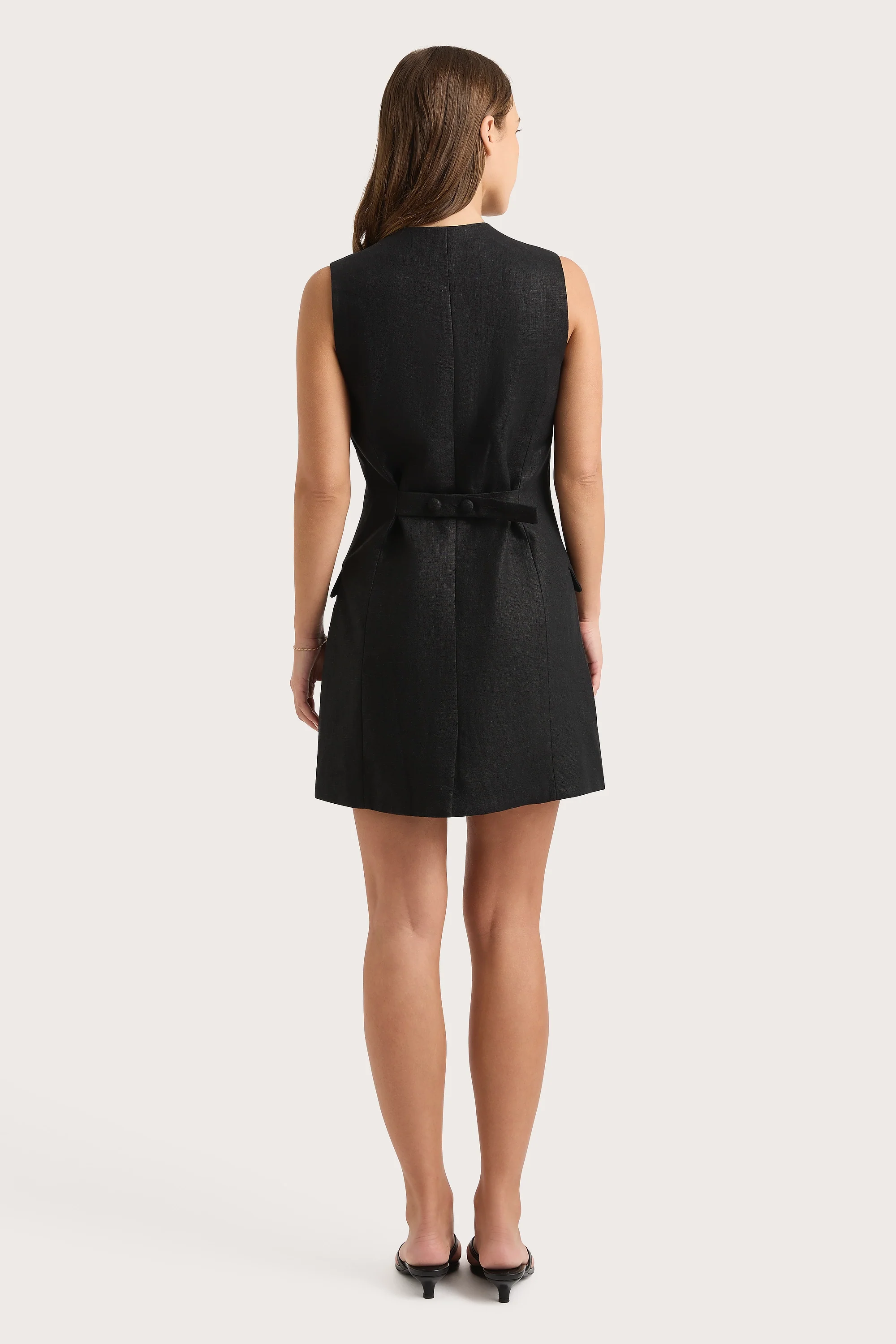 Jane Mini Dress Black - Final Sale - Image 5