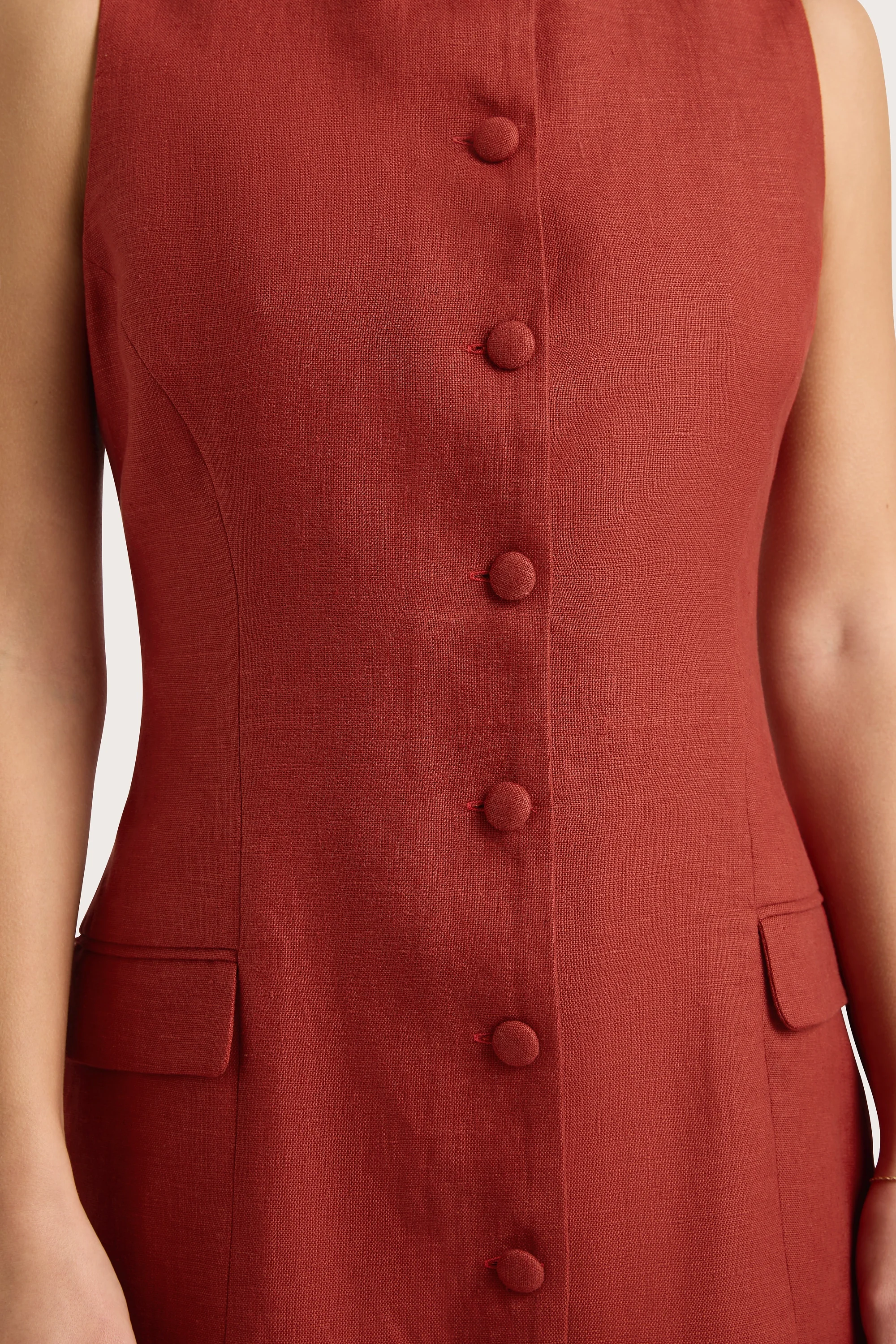 Jane Mini Dress Garnet - Final Sale - Image 5