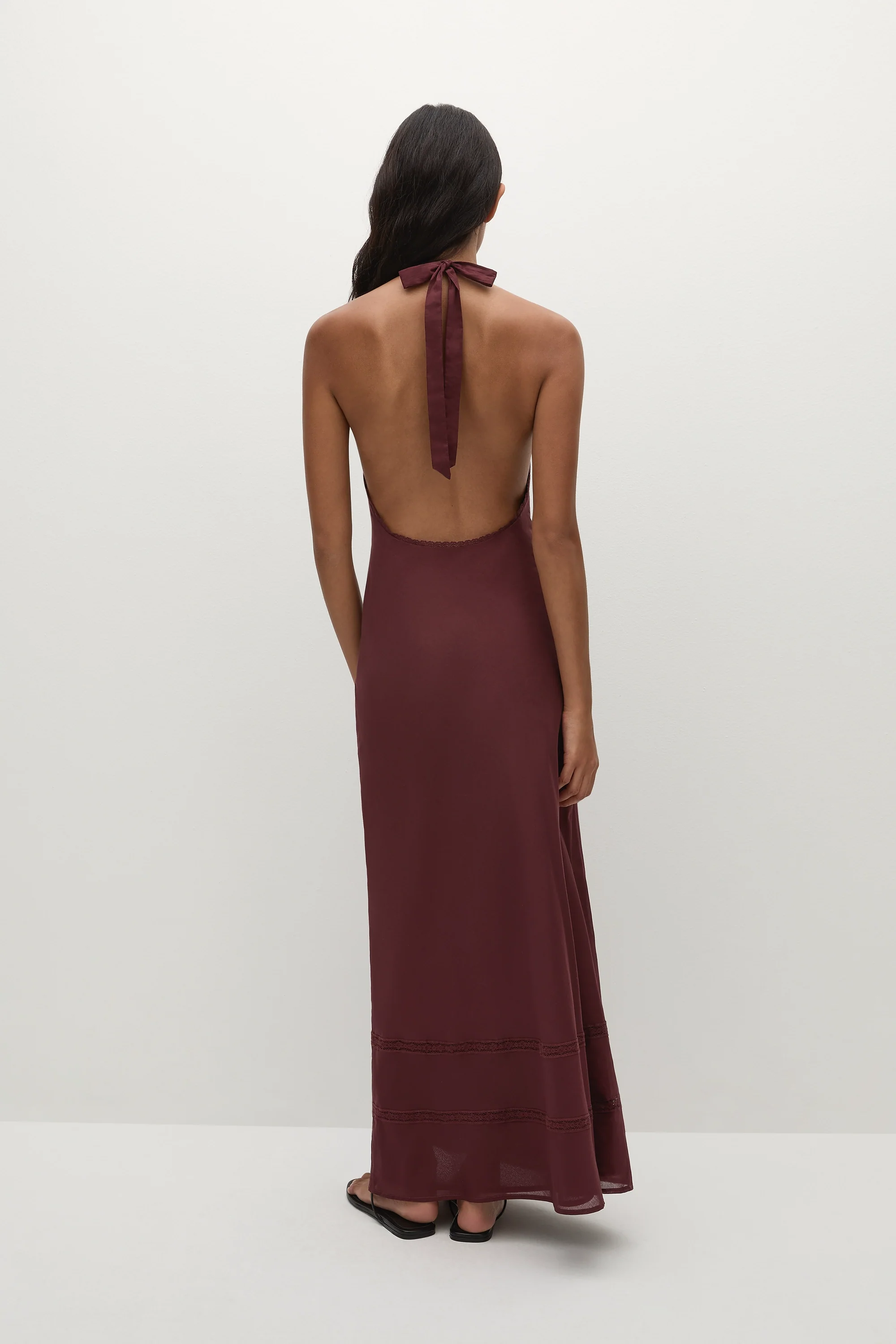 Jasmine Maxi Dress Bordeaux - Image 5