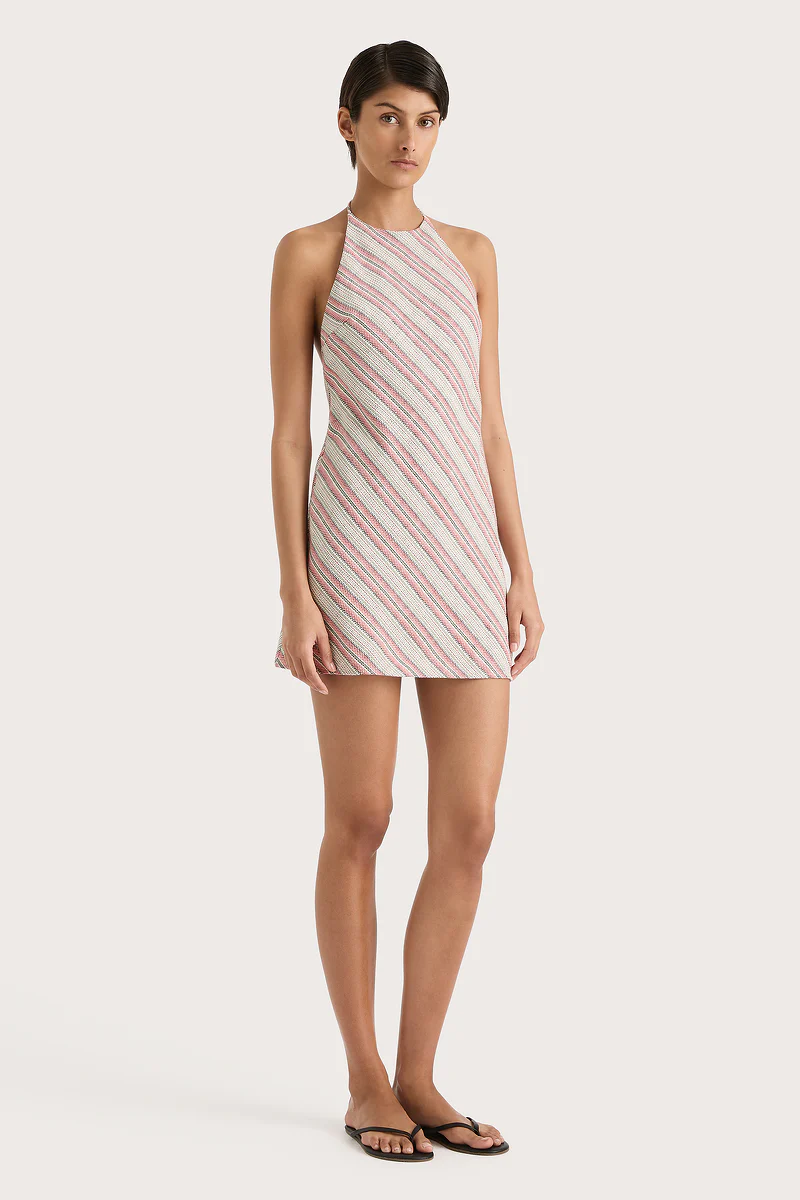 Juan Mini Dress Watermelon Stripe - Final Sale - Image 3