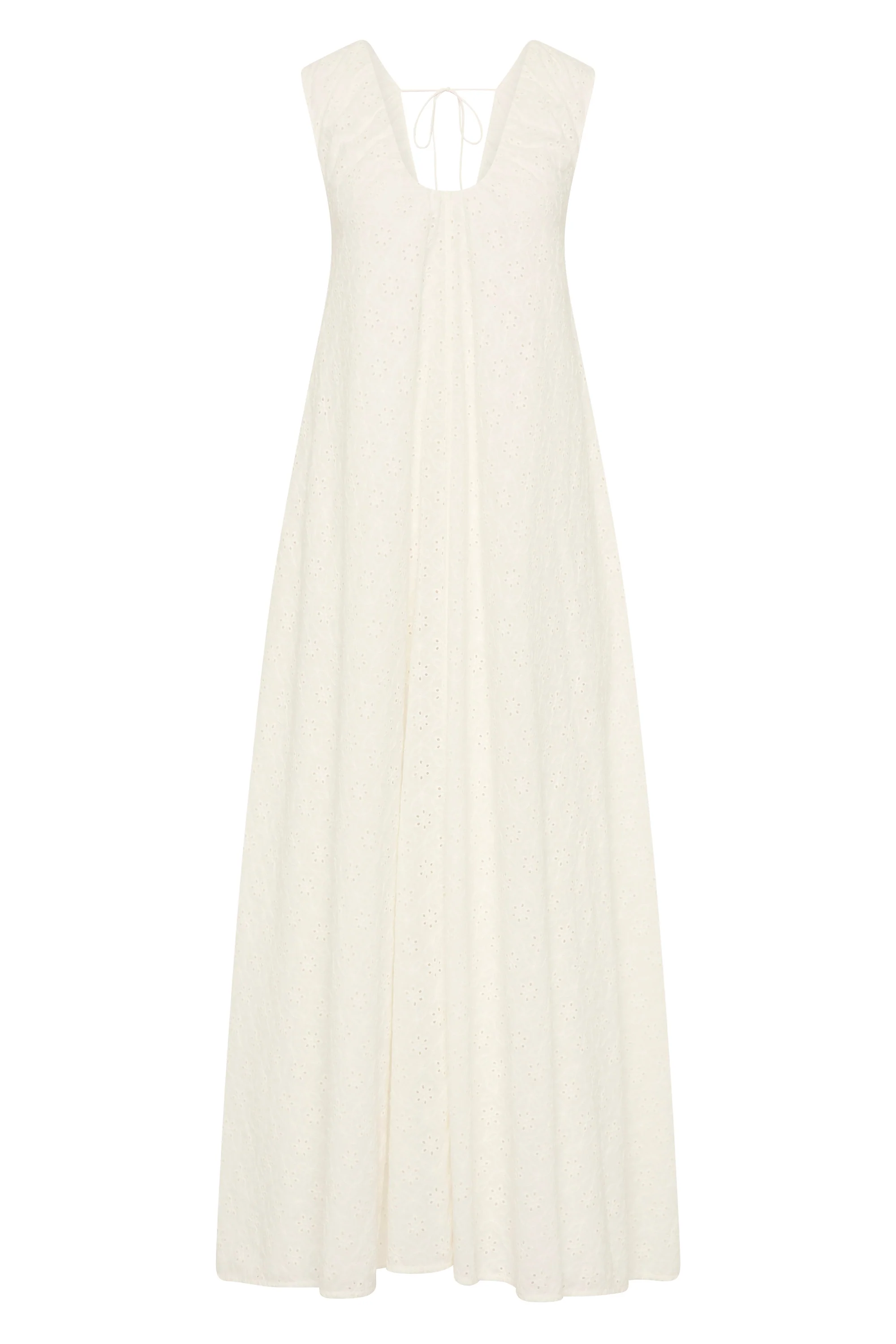 Juana Maxi Dress Valentina Broderie White - Image 8