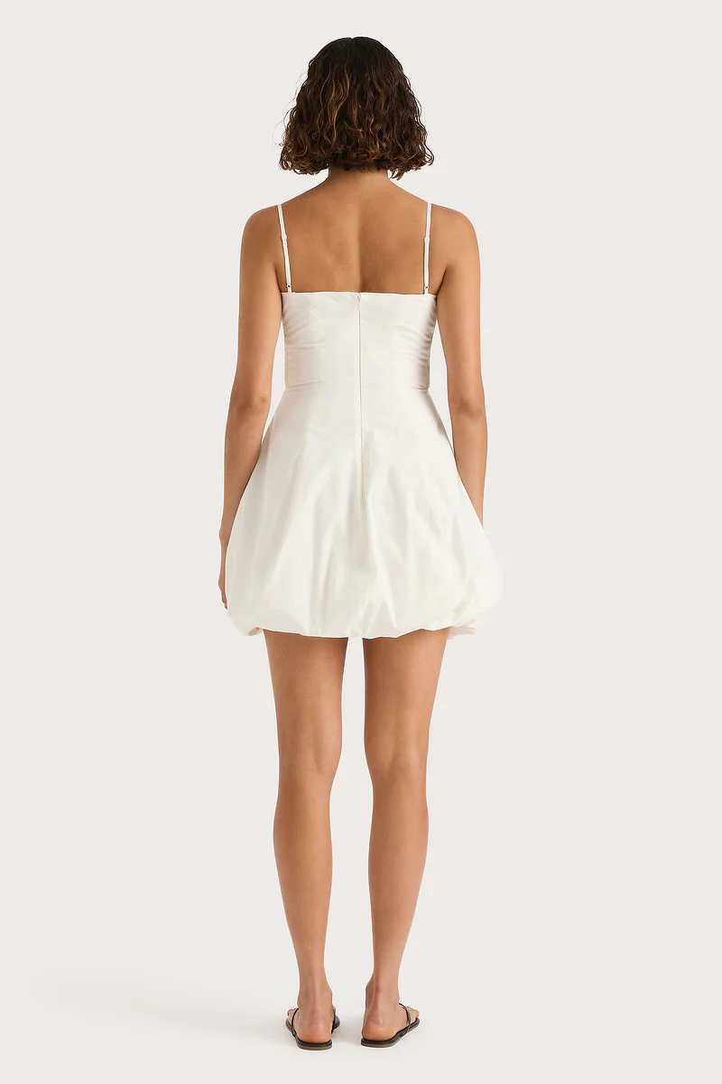Lera Mini Dress White - Final Sale - Image 4
