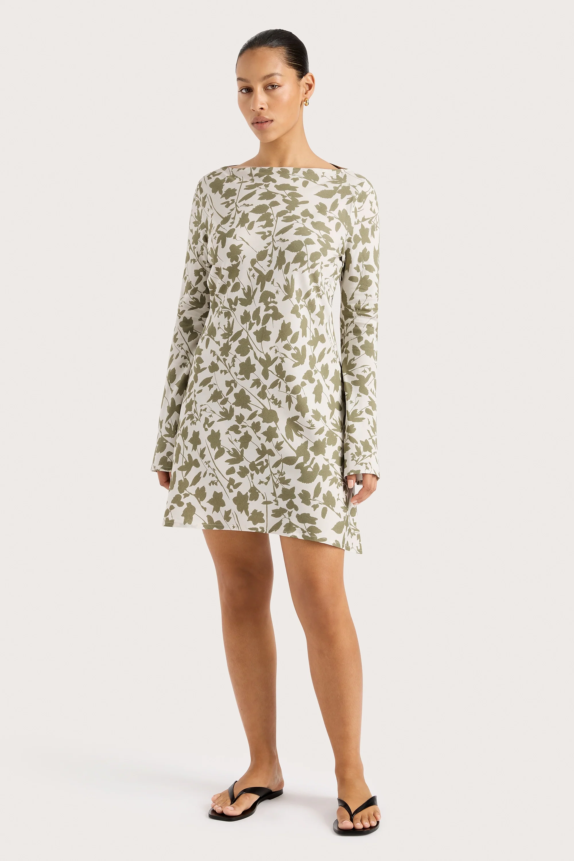 Lilou Mini Dress Poplar Sage - Final Sale - Image 11