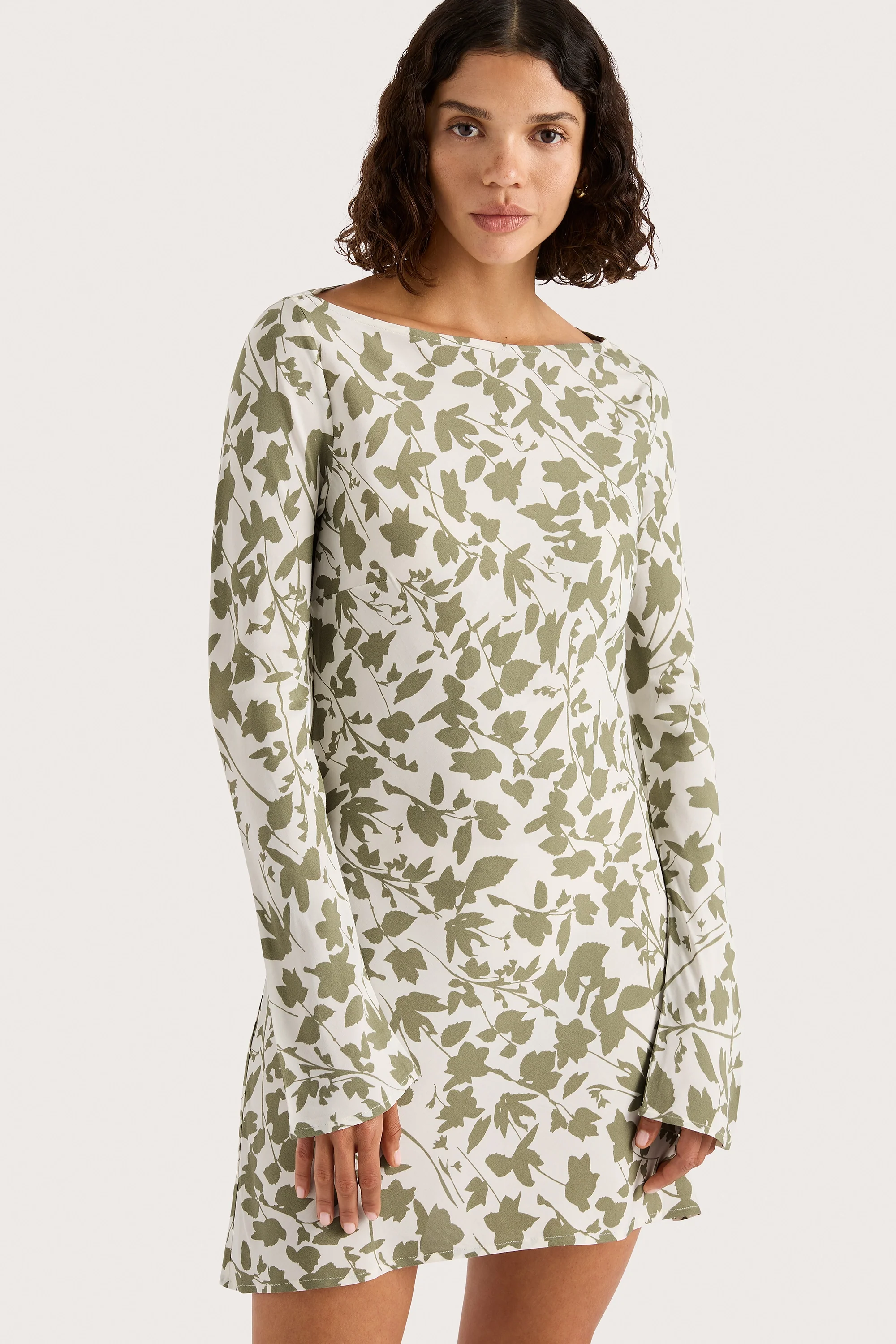 Lilou Mini Dress Poplar Sage - Final Sale - Image 3