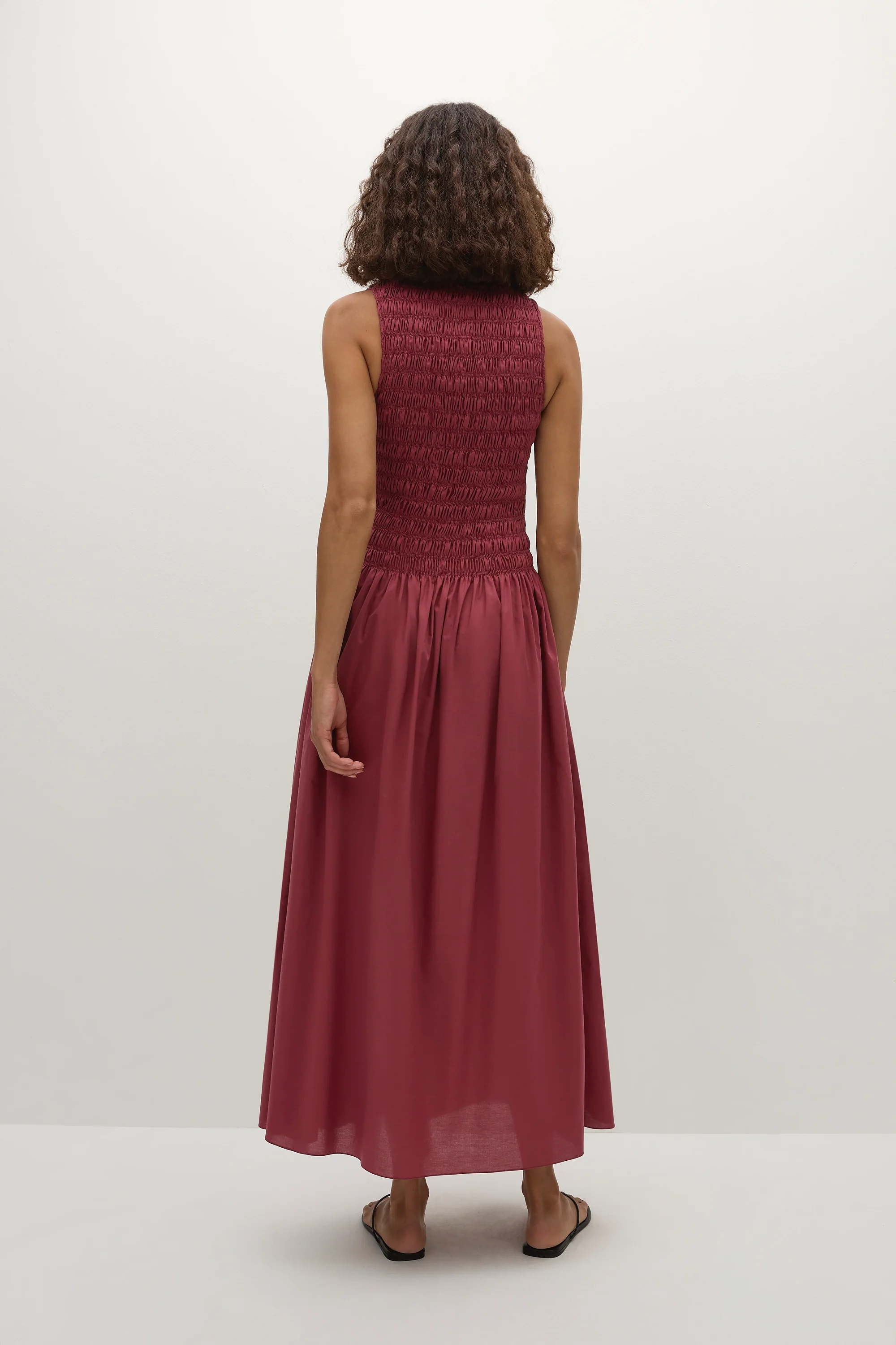 Margot Midi Dress Rhubarb - Image 4