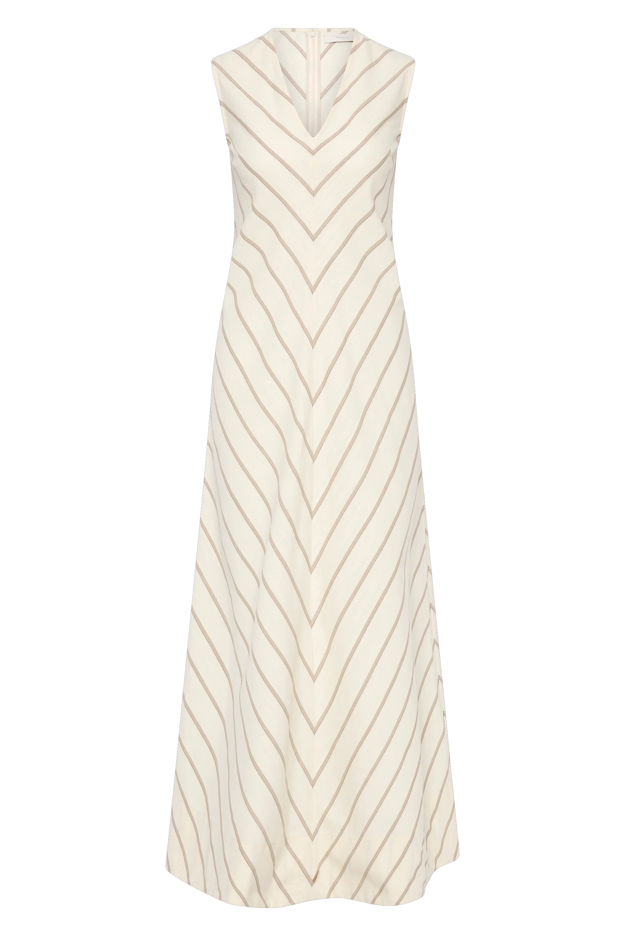 Marteret Stripe Midi Dress Shadow Stripe Butter - Final Sale - Image 7