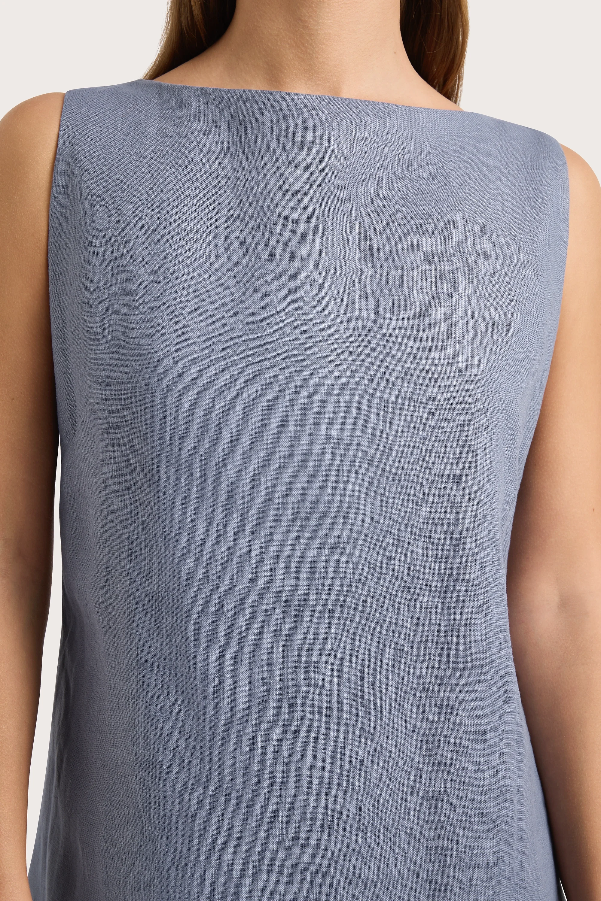 Nazarit Mini Dress Cornflower Blue - Final Sale - Image 5