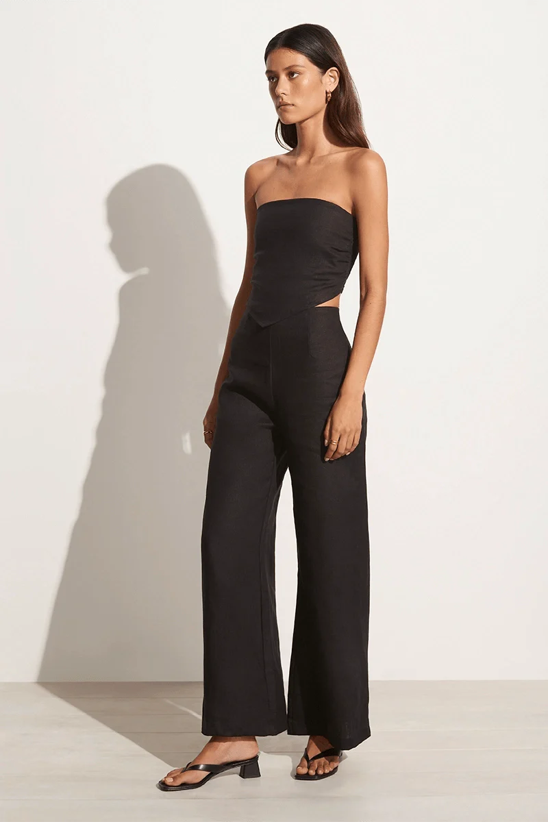 Ottavio Pants Plain Black - Final Sale - Image 4