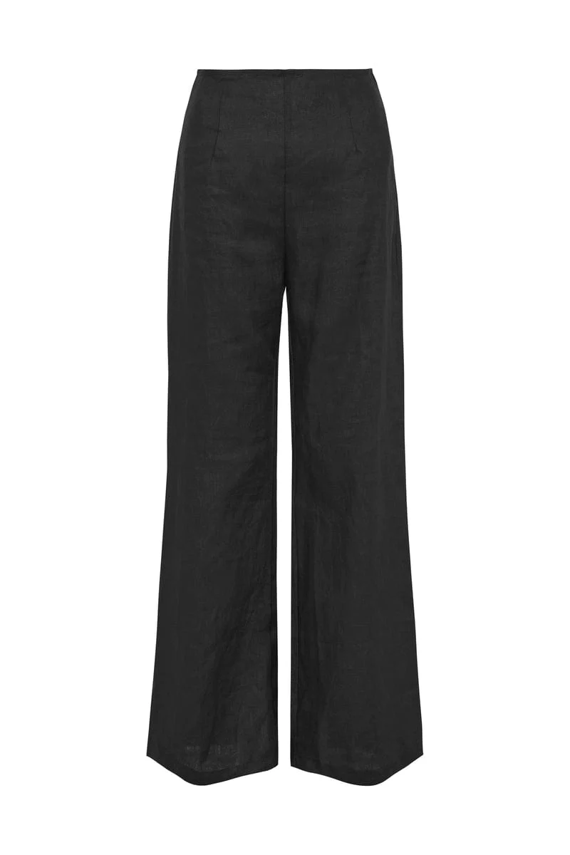 Ottavio Pants Plain Black - Final Sale - Image 7