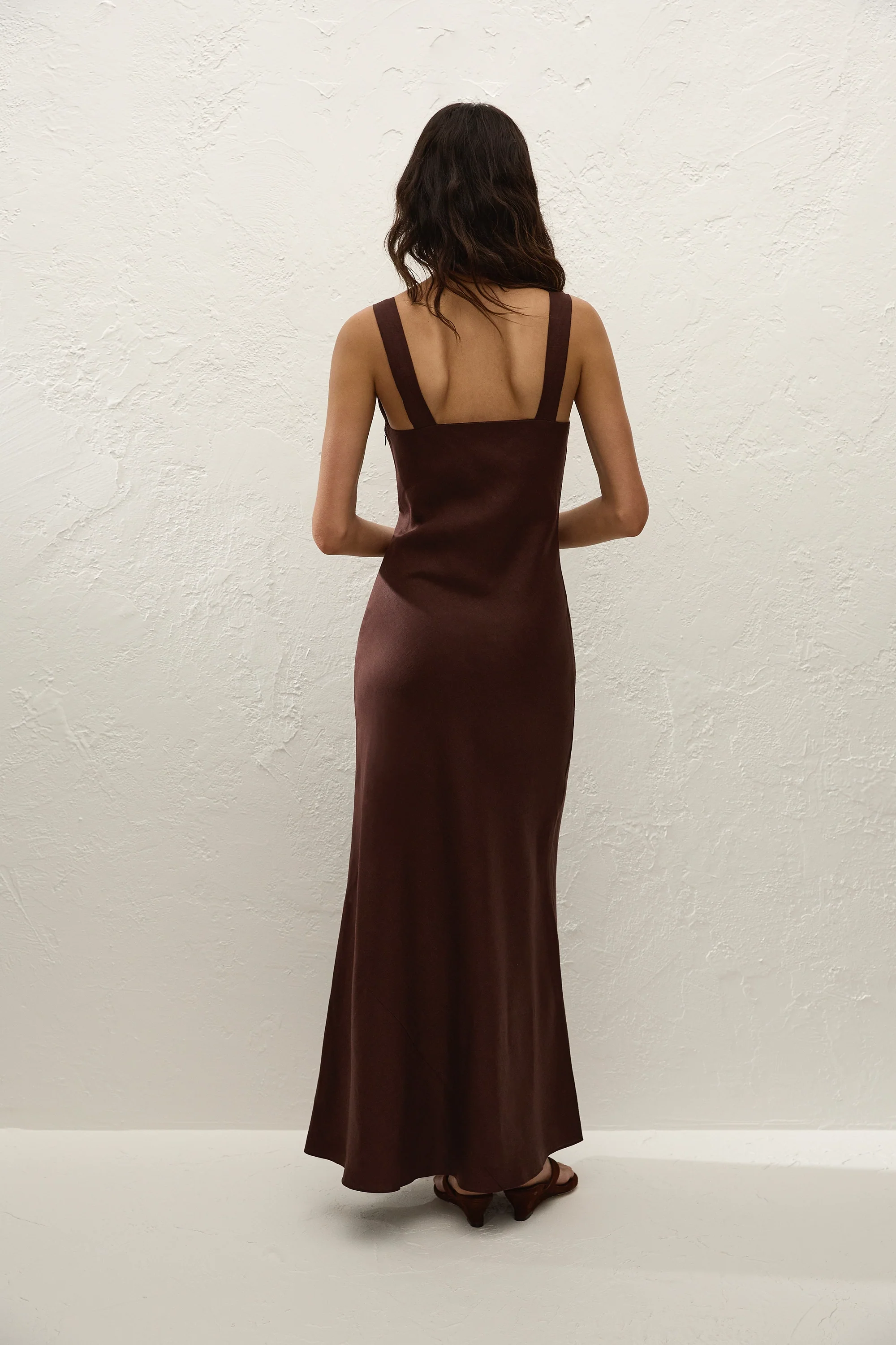 Paloma Maxi Dress Carob - Image 4