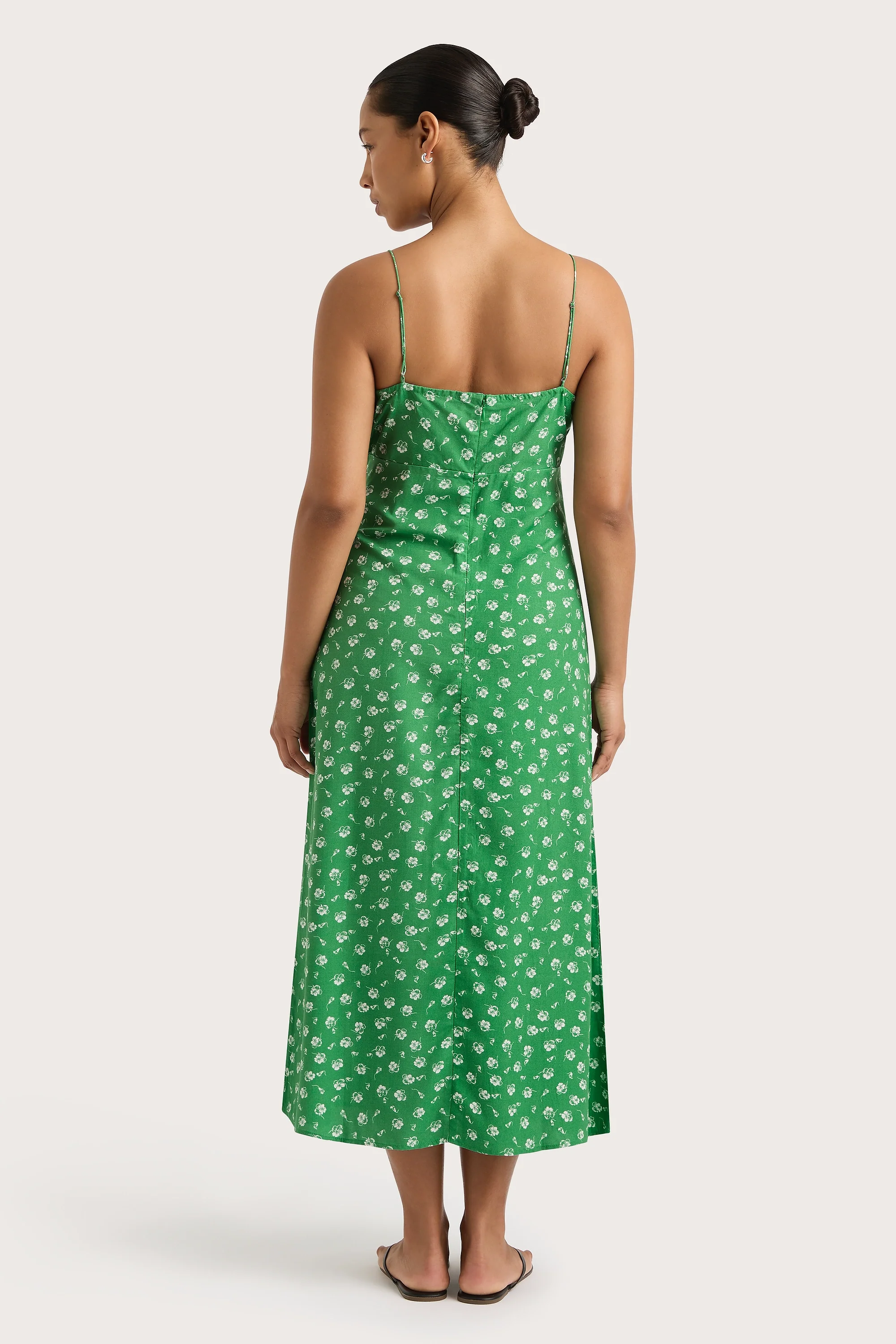 Pau Midi Dress Green - Final Sale - Image 4