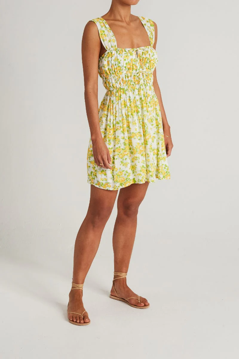 Praia Mini Dress Morello Floral Print - Final Sale - Image 3