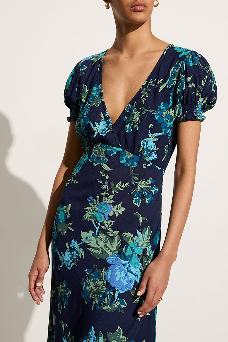 Reis Maxi Dress Escala Floral Navy - Final Sale - Image 4