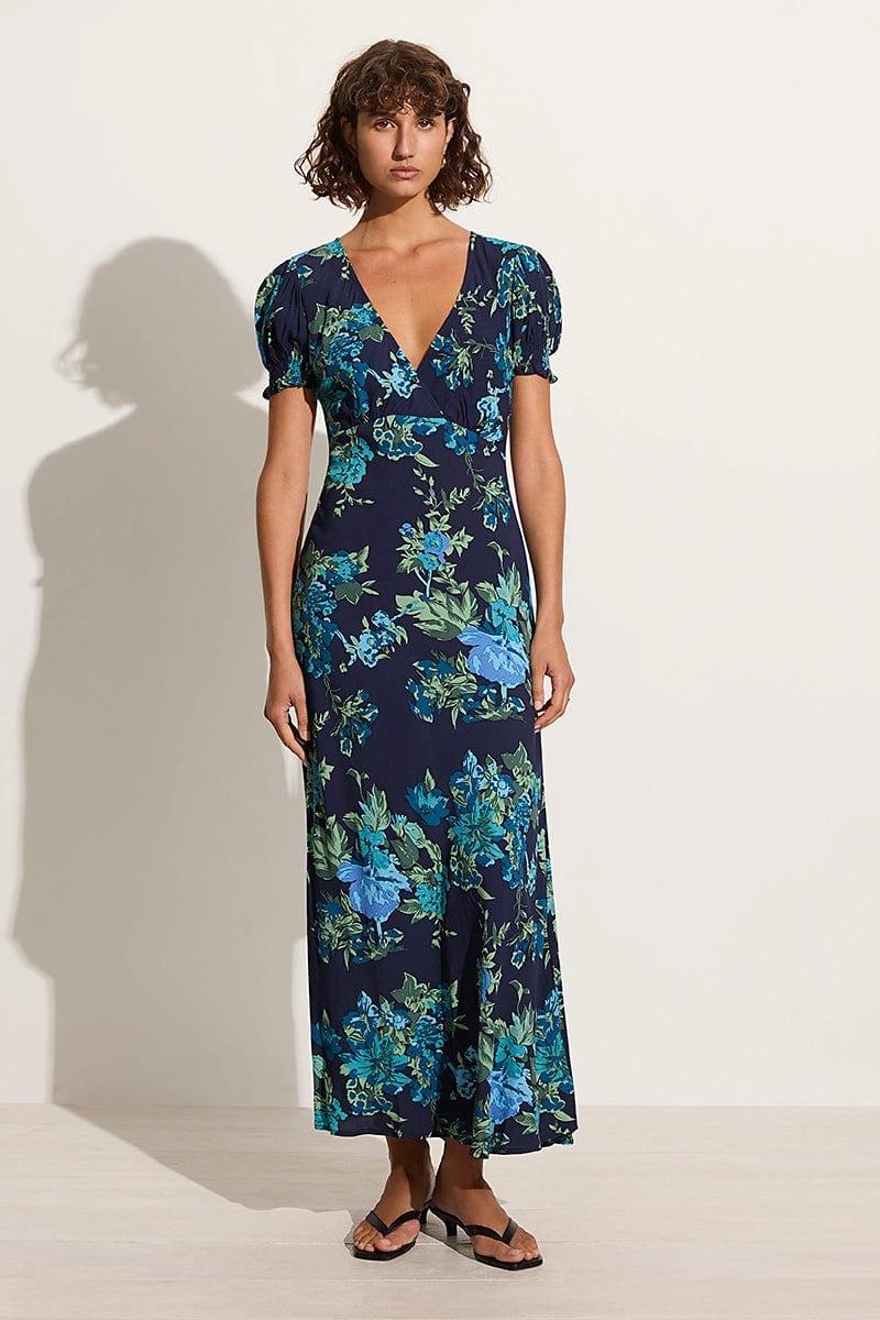 Reis Maxi Dress Escala Floral Navy - Final Sale - Image 6