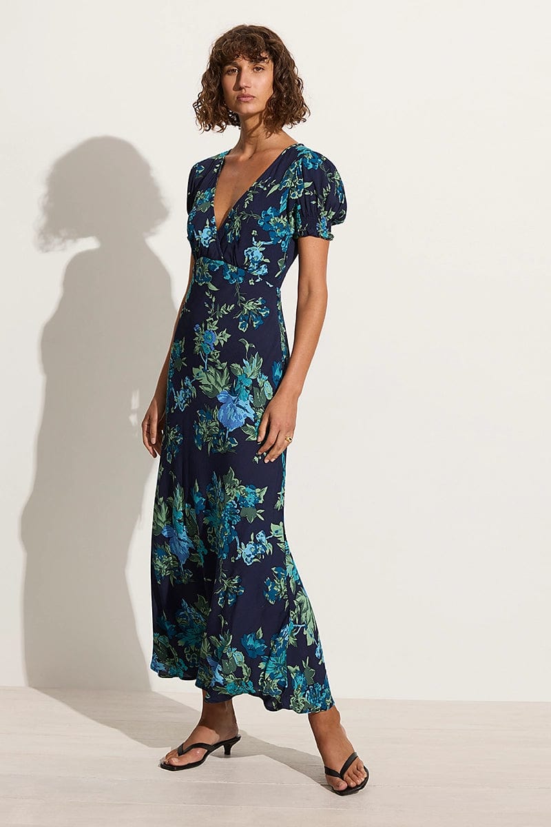 Reis Maxi Dress Escala Floral Navy - Final Sale - Image 7