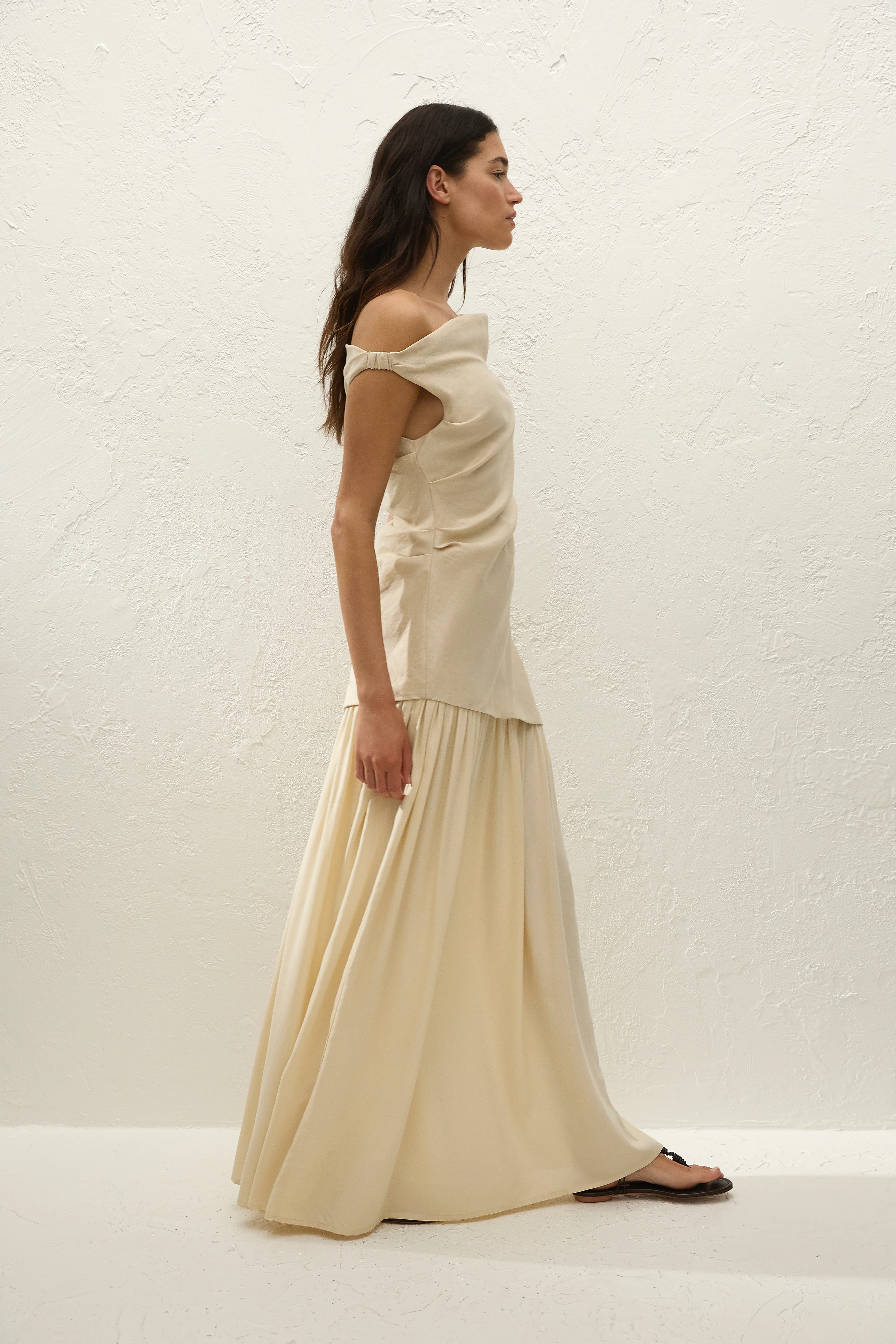 Roma Maxi Dress Panna - Image 4