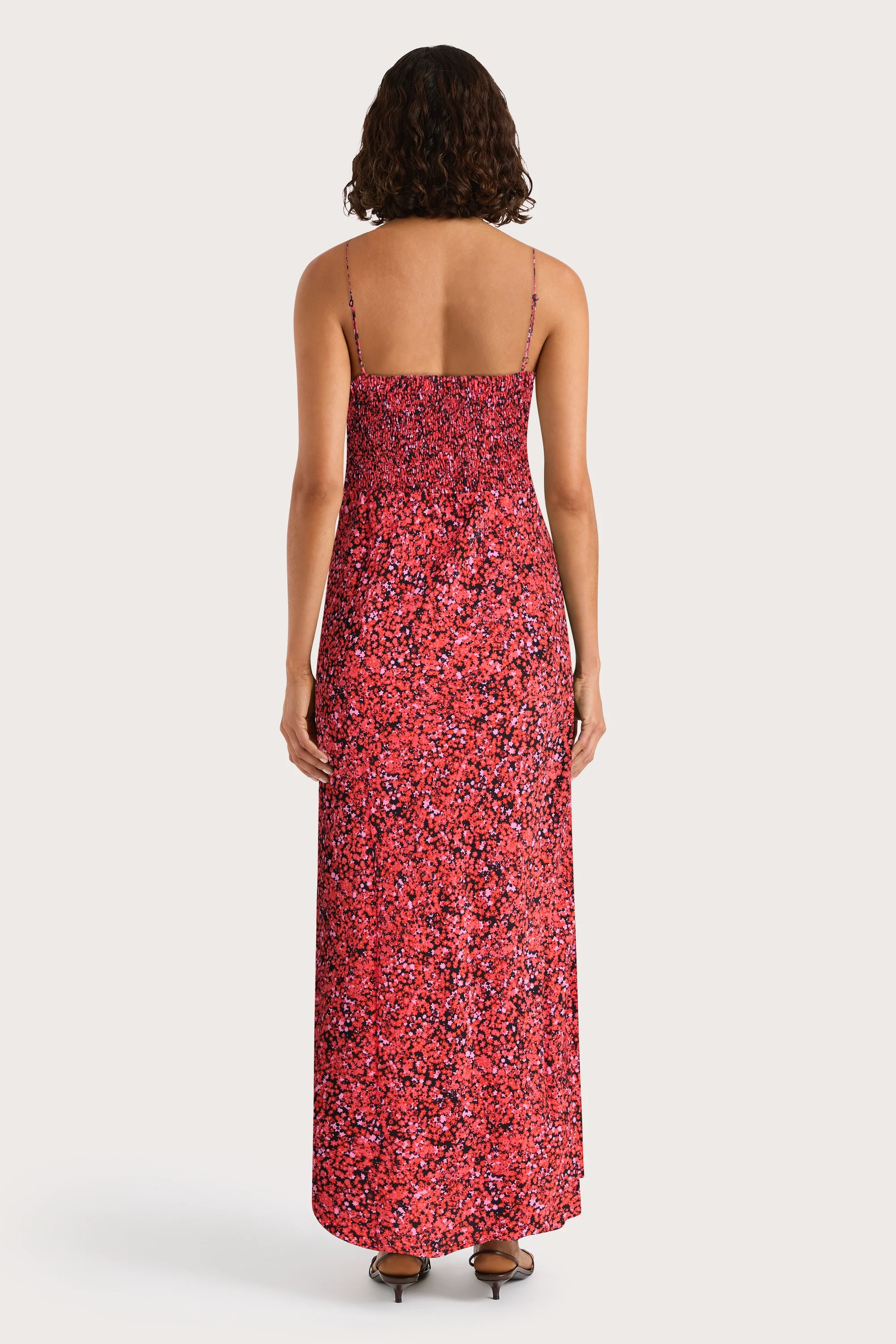 Rosas Midi Dress Meander Micro Red - Final Sale - Image 4