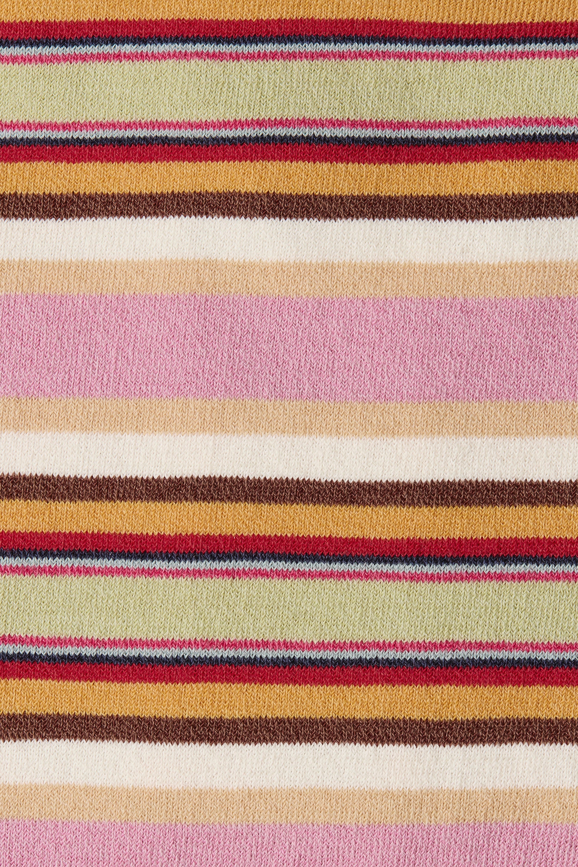 Sable Polo Shirt Luis Stripe Dusty Mauve - Image 9