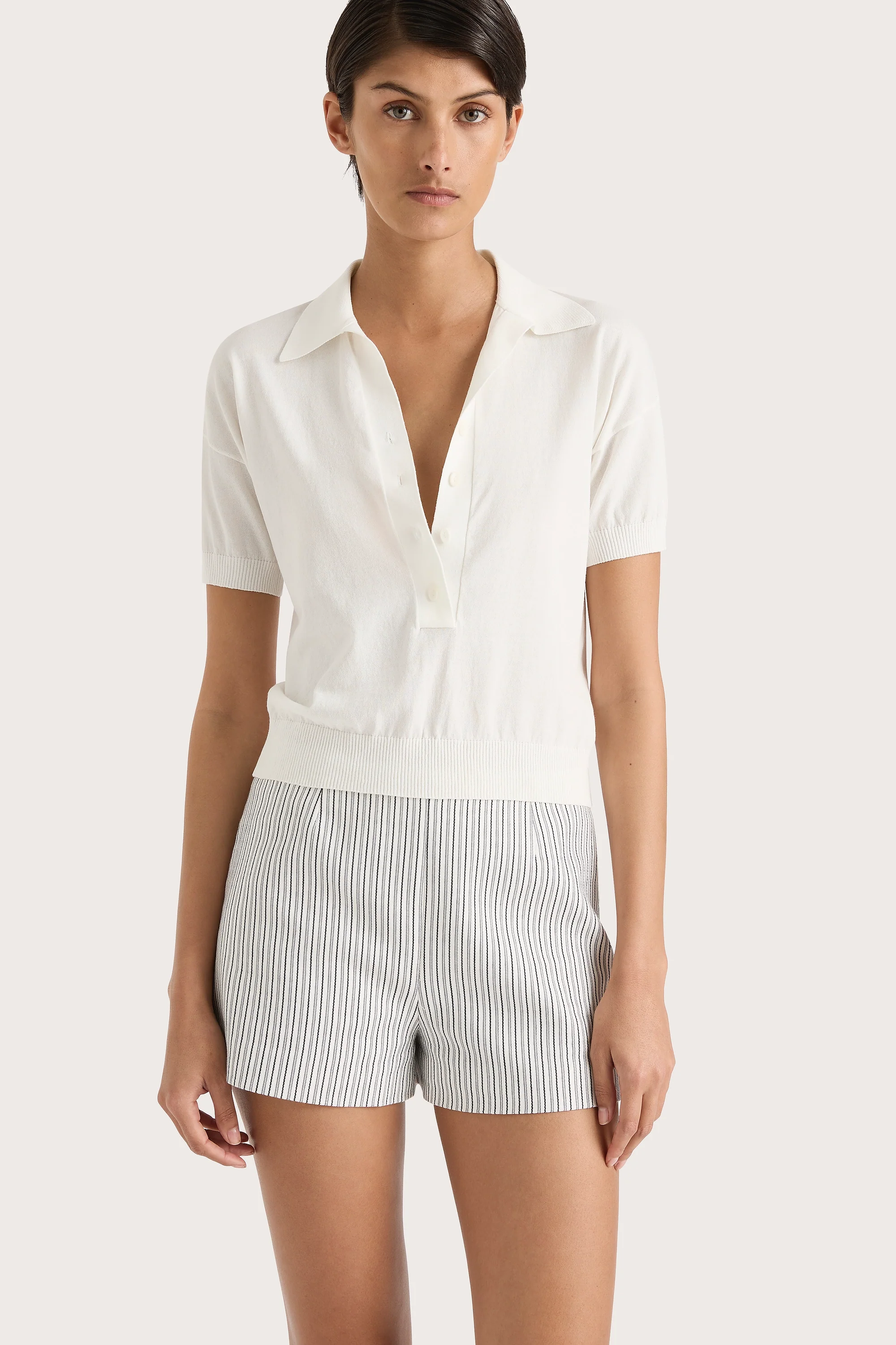 Sable Polo Shirt White - Final Sale - Image 10