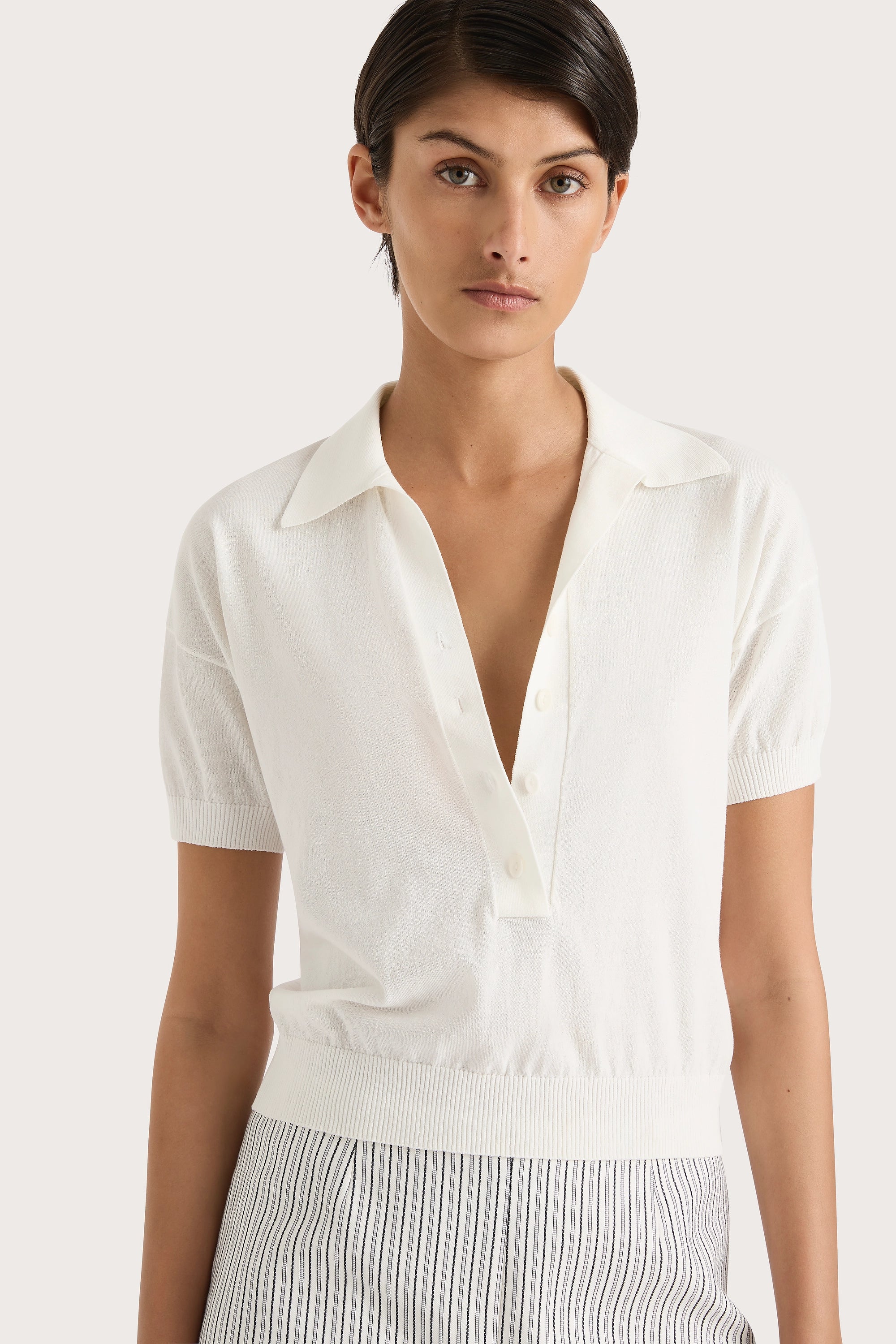 Sable Polo Shirt White - Final Sale - Image 11