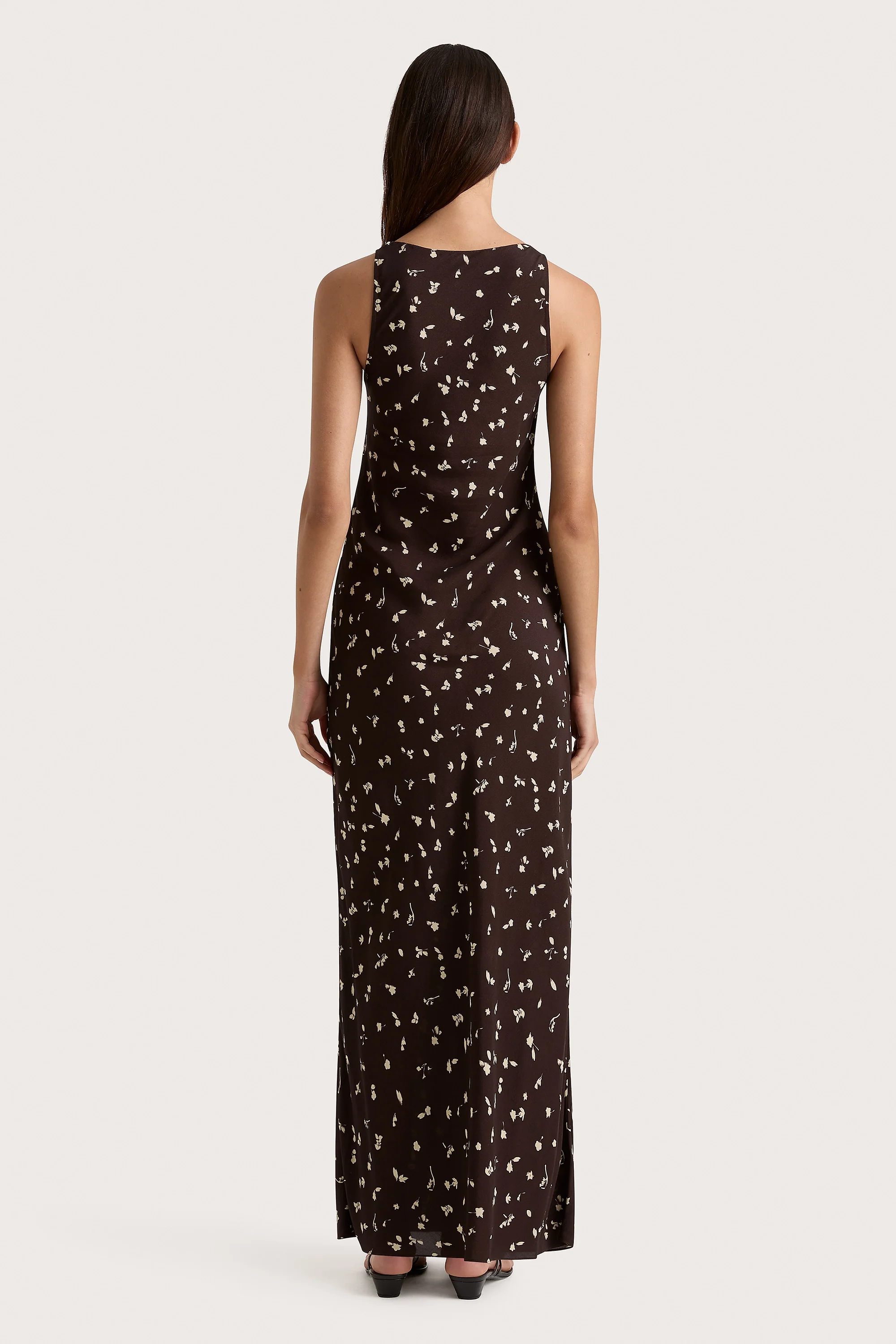 Silya Maxi Dress Clover Brown - Final Sale - Image 4