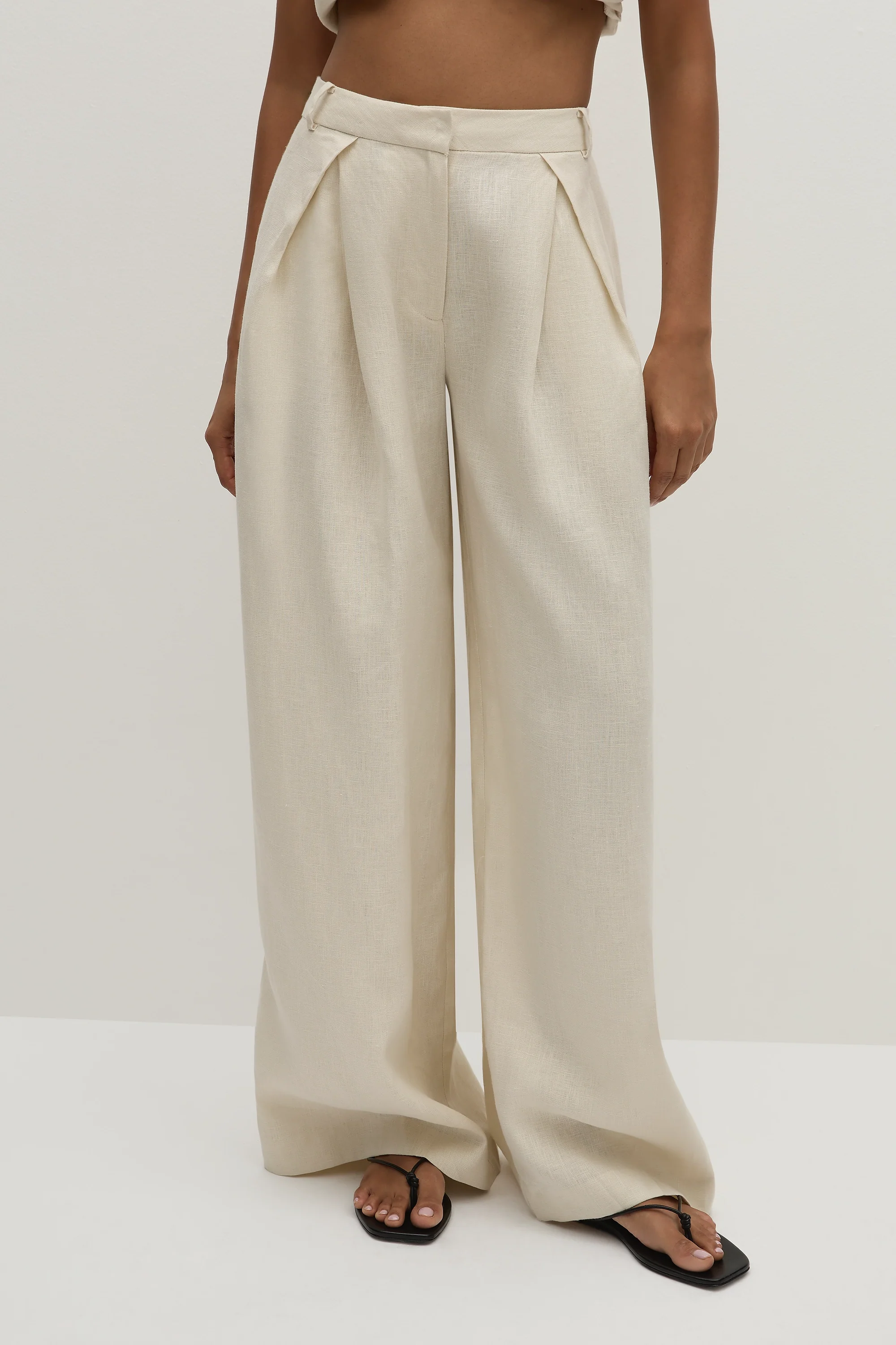 Sofia Trouser Ecru - Image 4