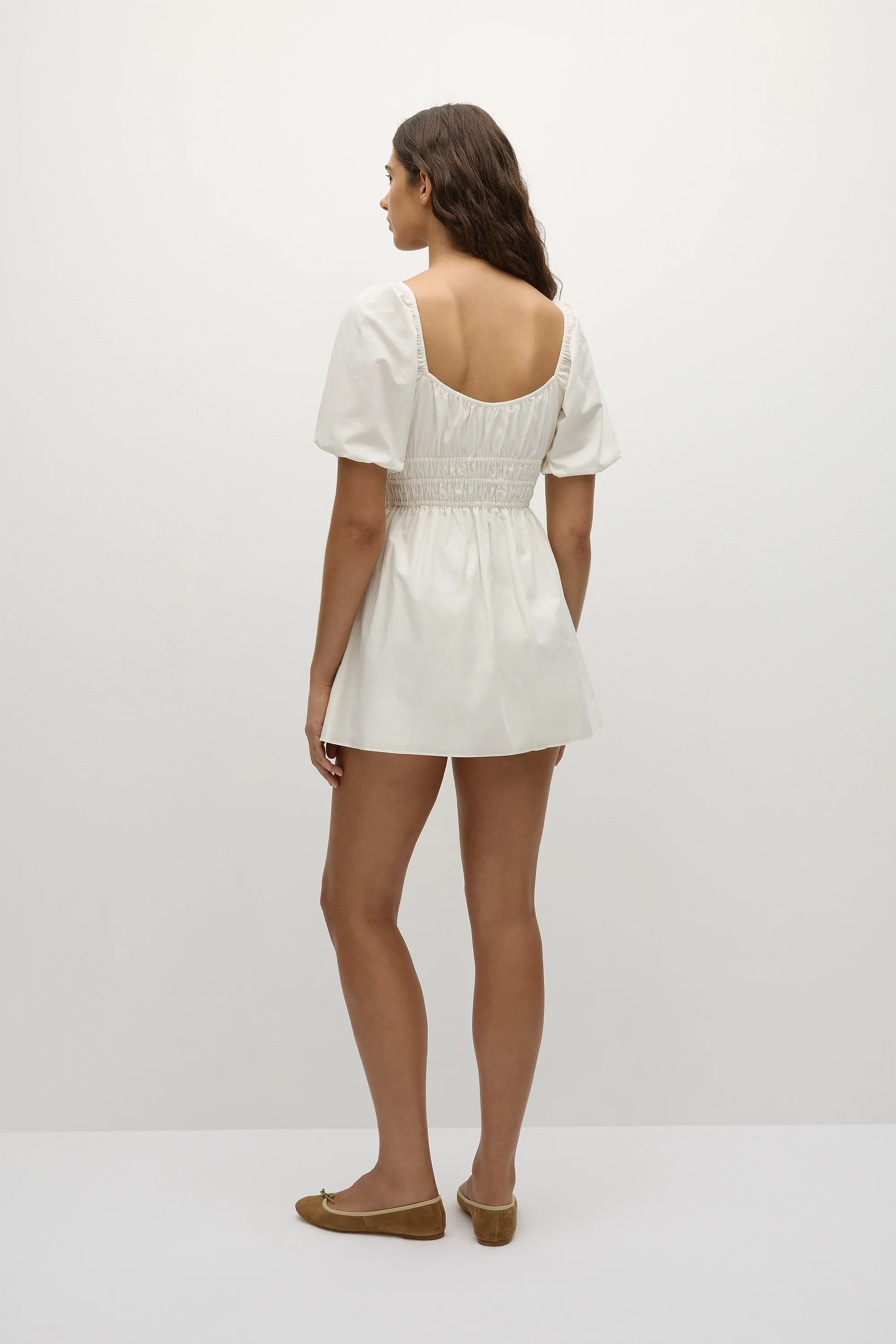 Sophia Mini Dress White - Image 4